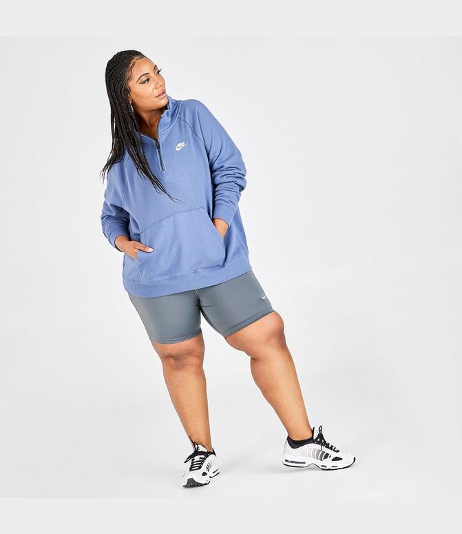 3 women's nike sportswear essential quarter-zip fleece top 3 women's nike sportswear essential quarter-zip fleece top