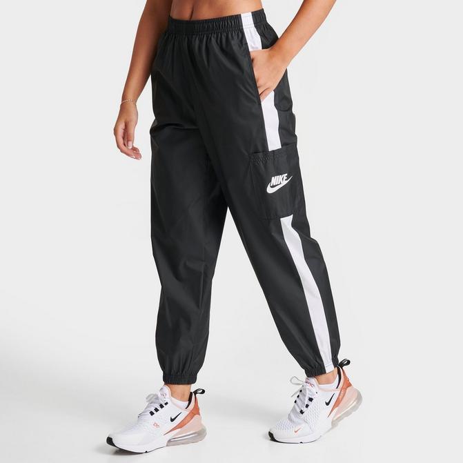 Reebok Women's Pull-On Logo Woven Track Pants - Macy's
