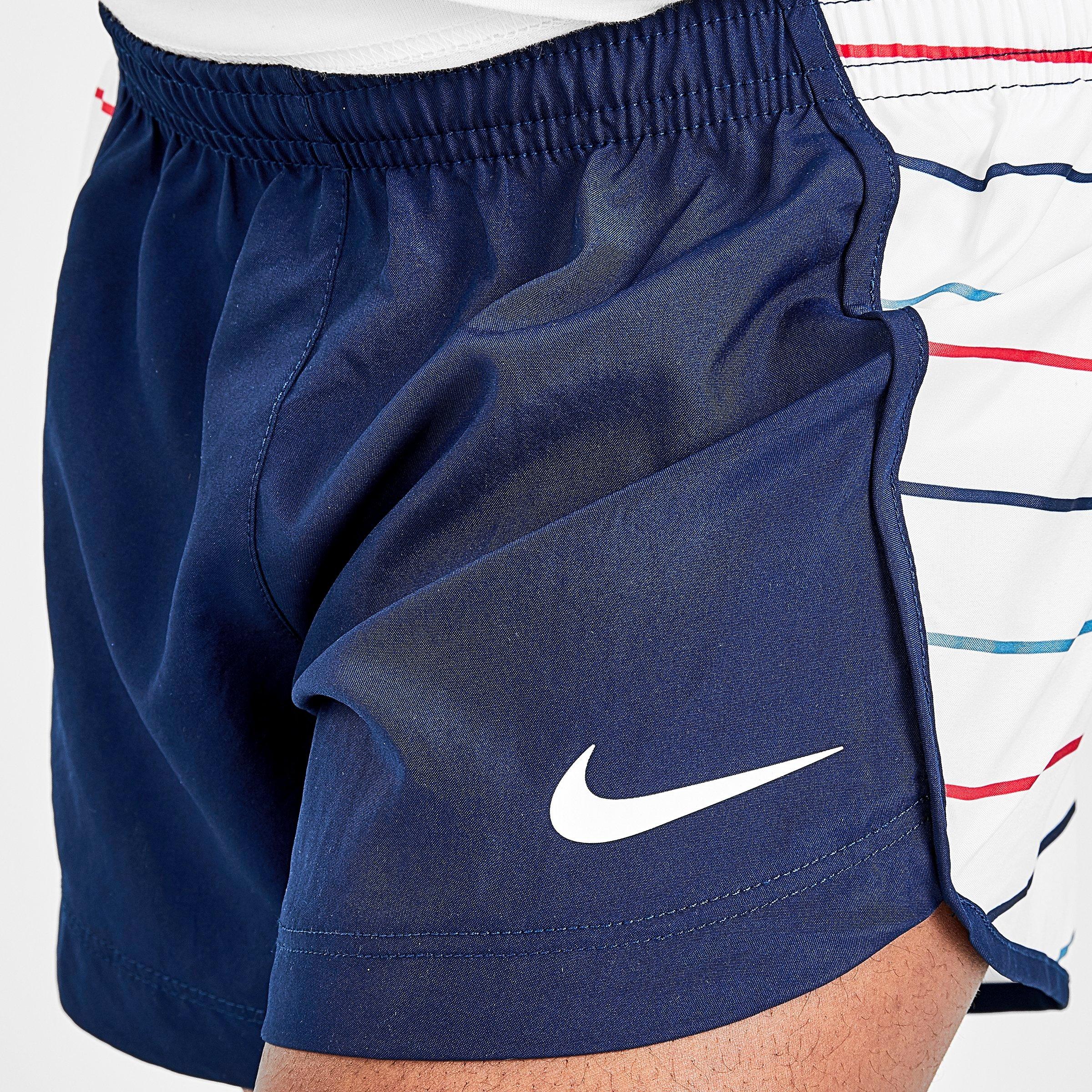 girls white nike shorts
