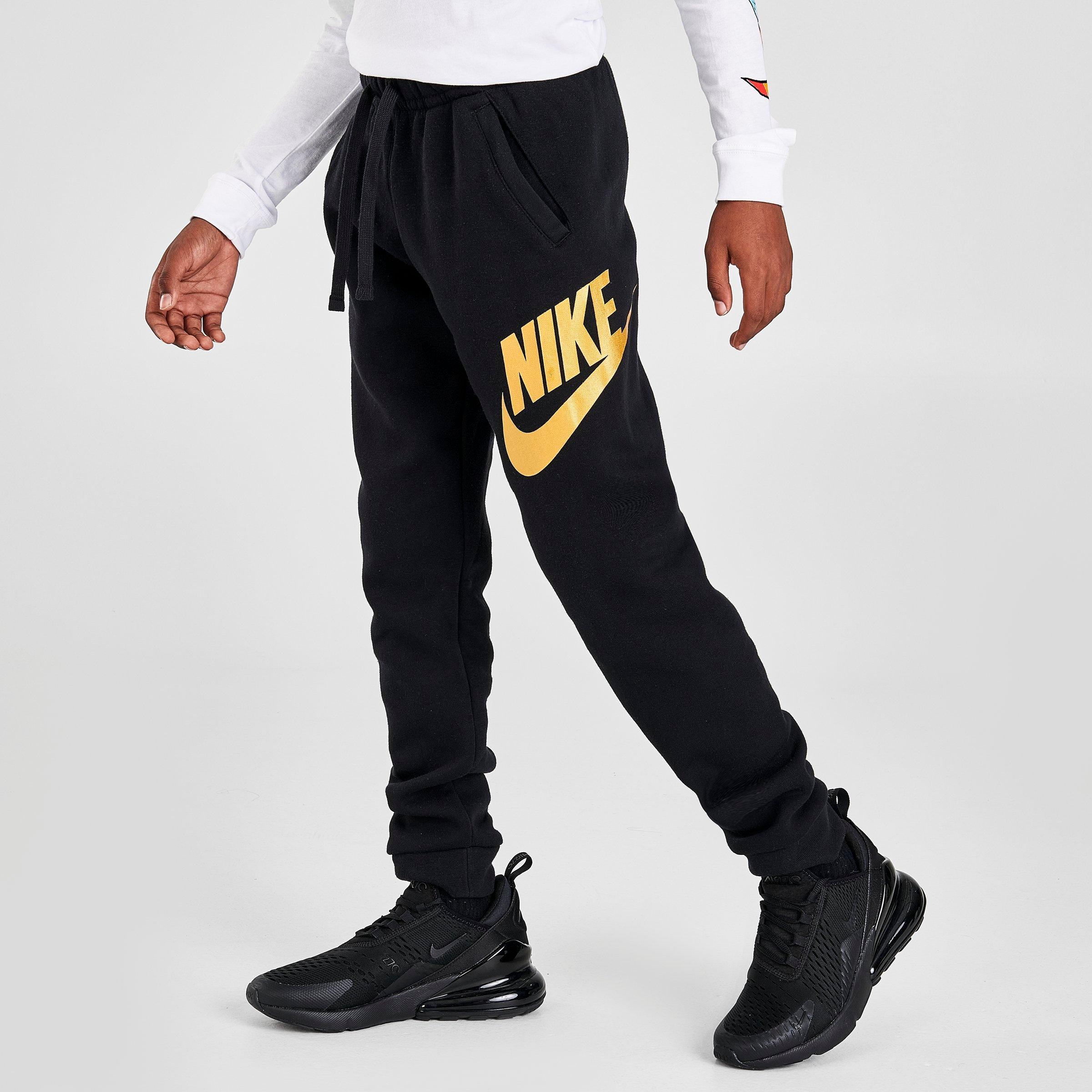 nike metallic club jogger