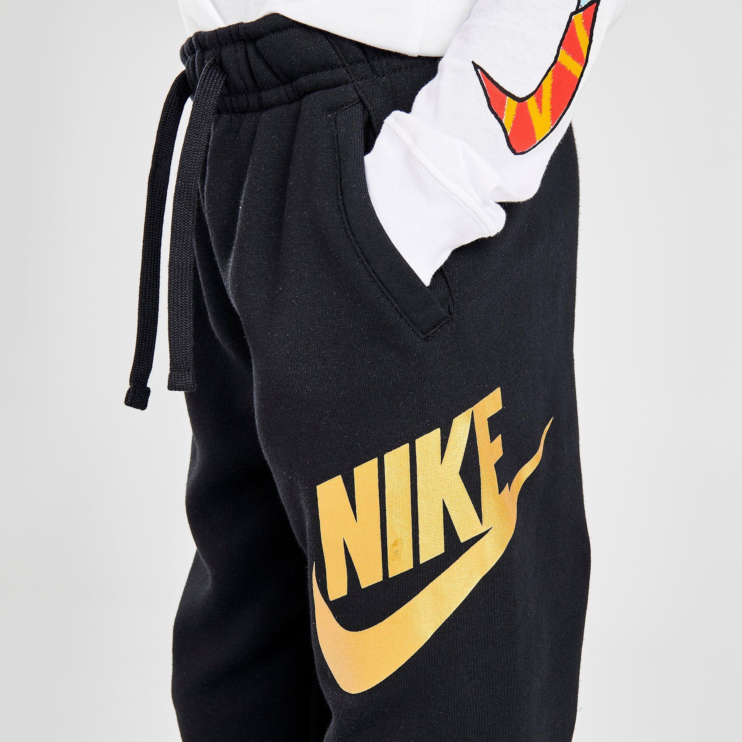 nike metallic club jogger