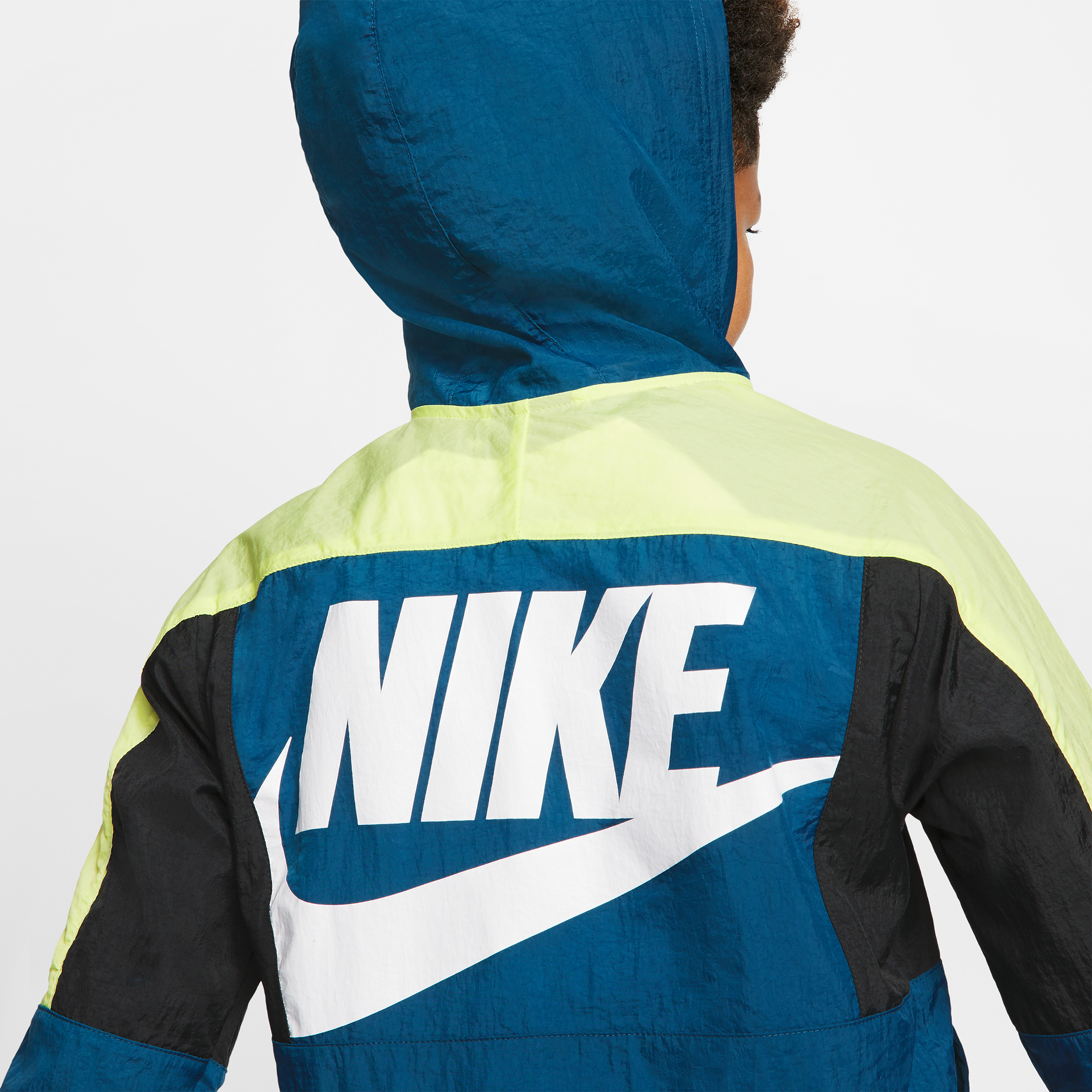 nike woven colorblock full zip jacket womens