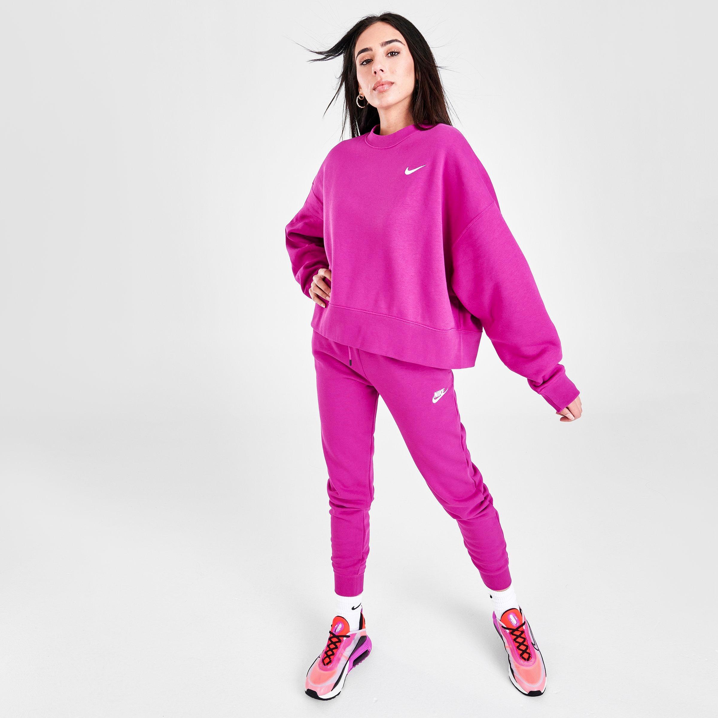pink nike set womens