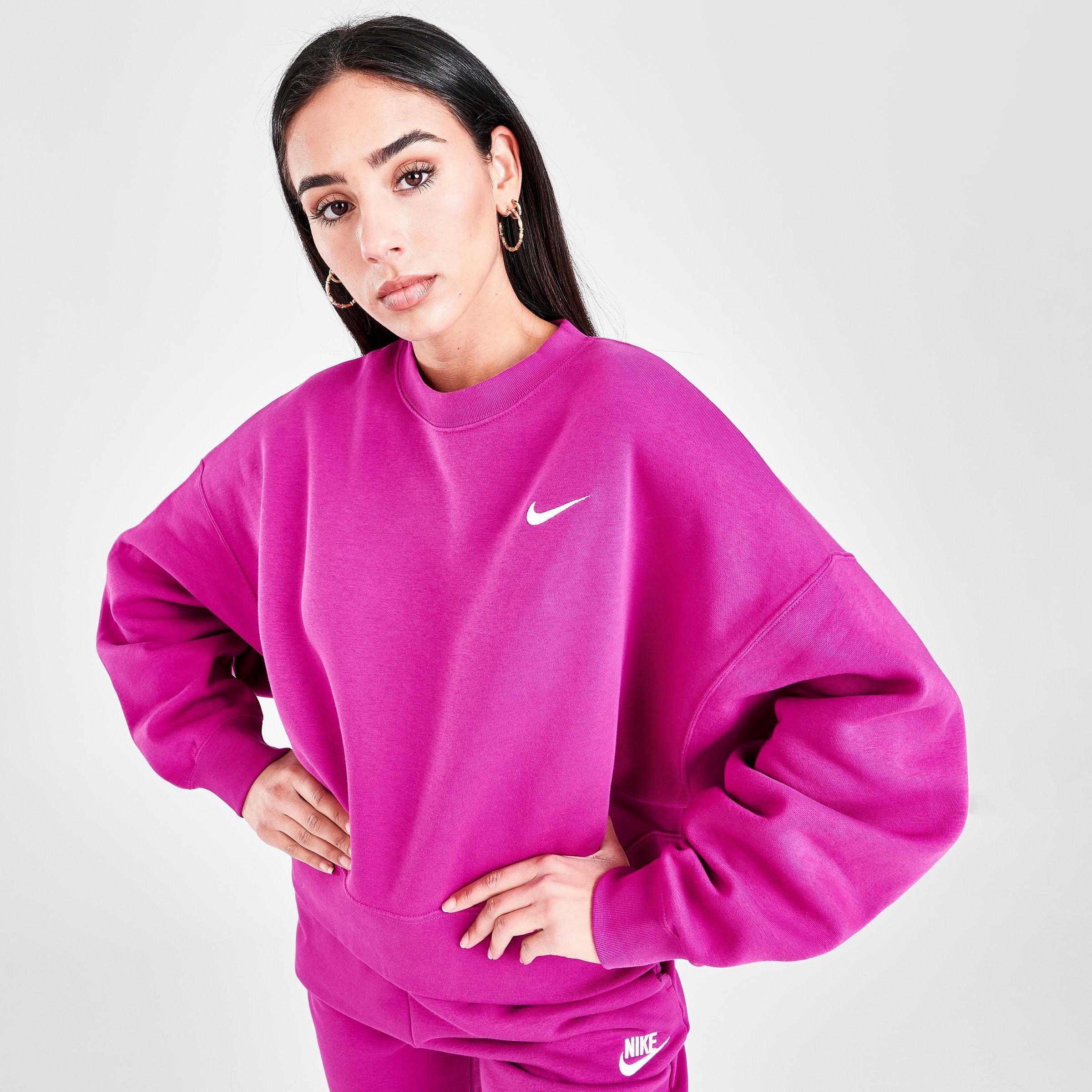 Nike foundation crew sweatshirt pink on sale