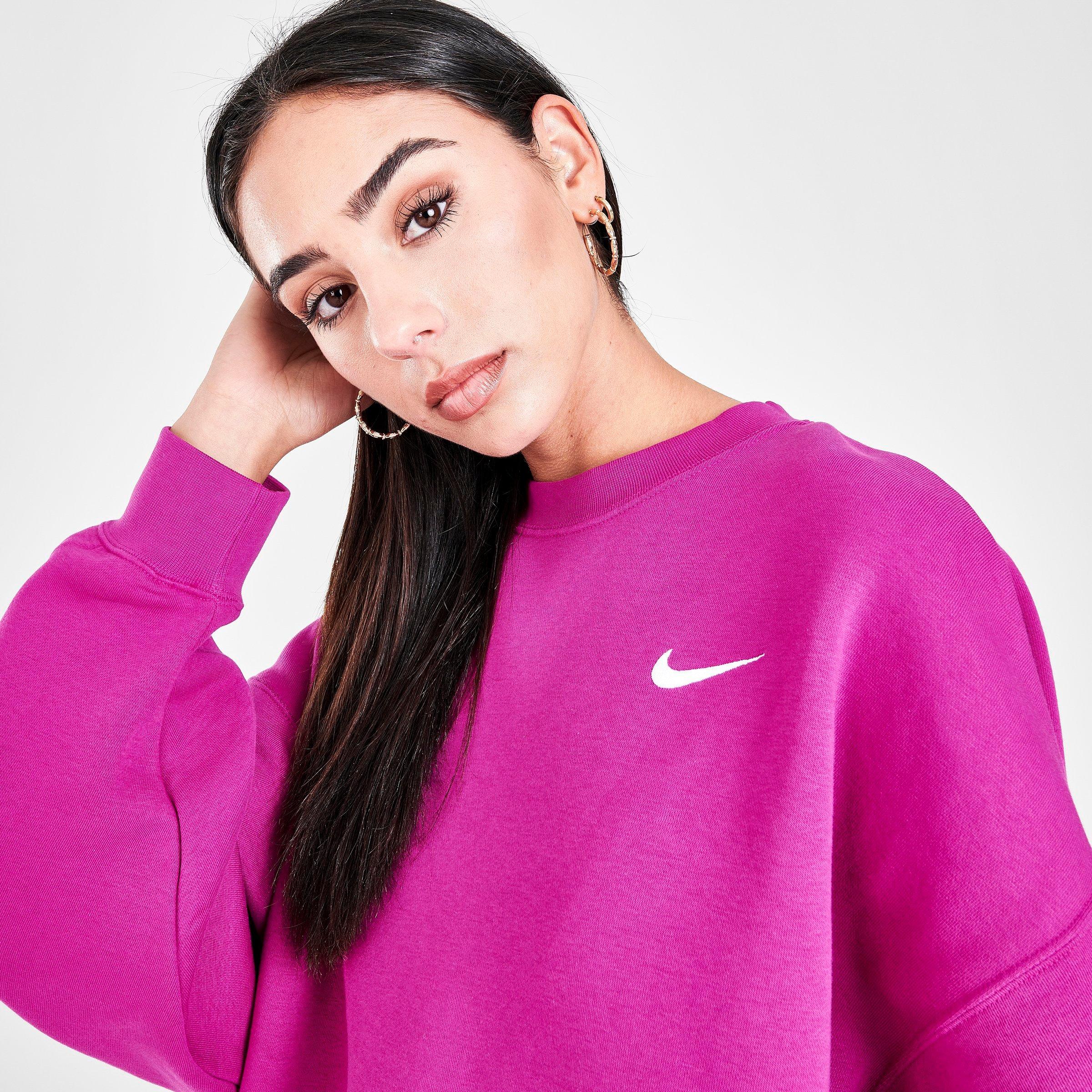 nike cropped crewneck sweatshirt