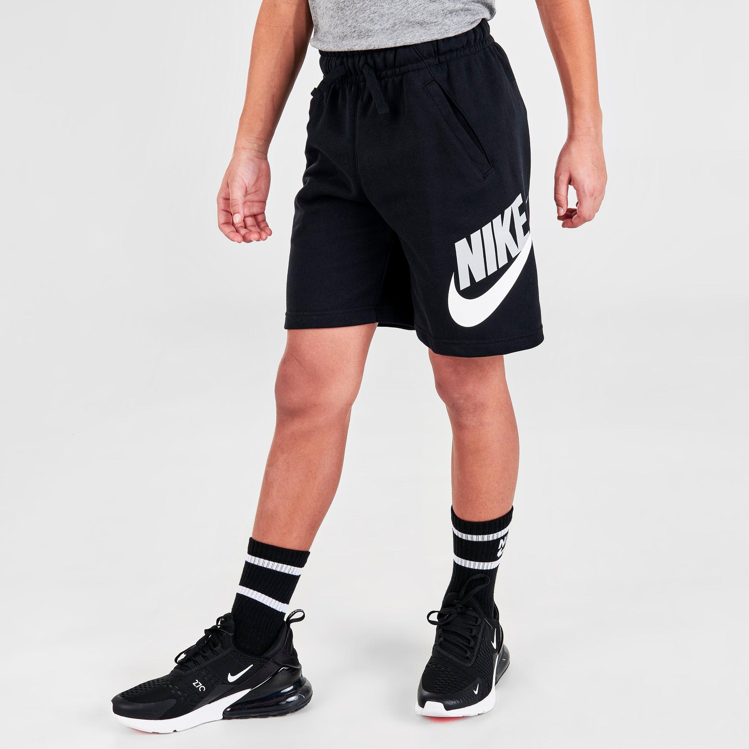 youth nike fleece shorts