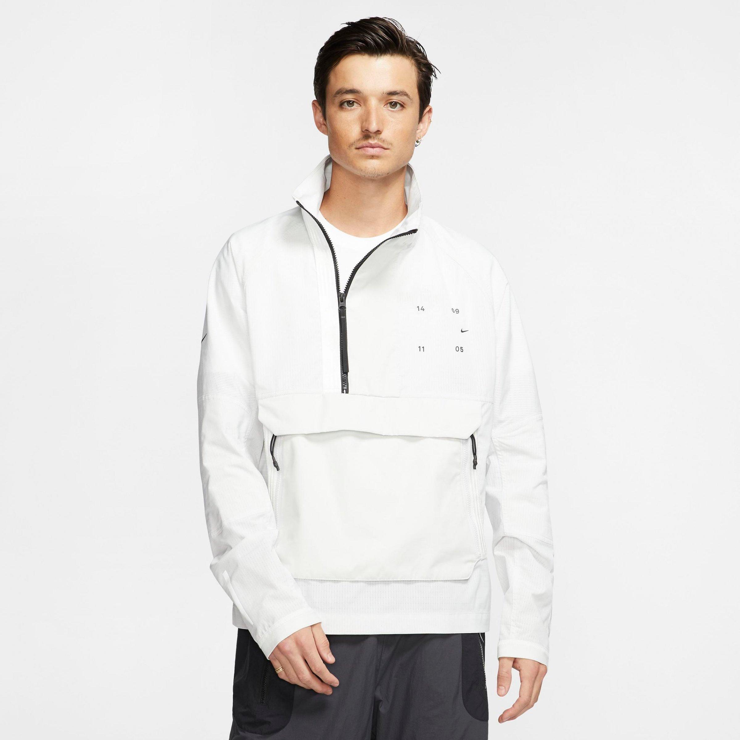 nike woven half zip jacket