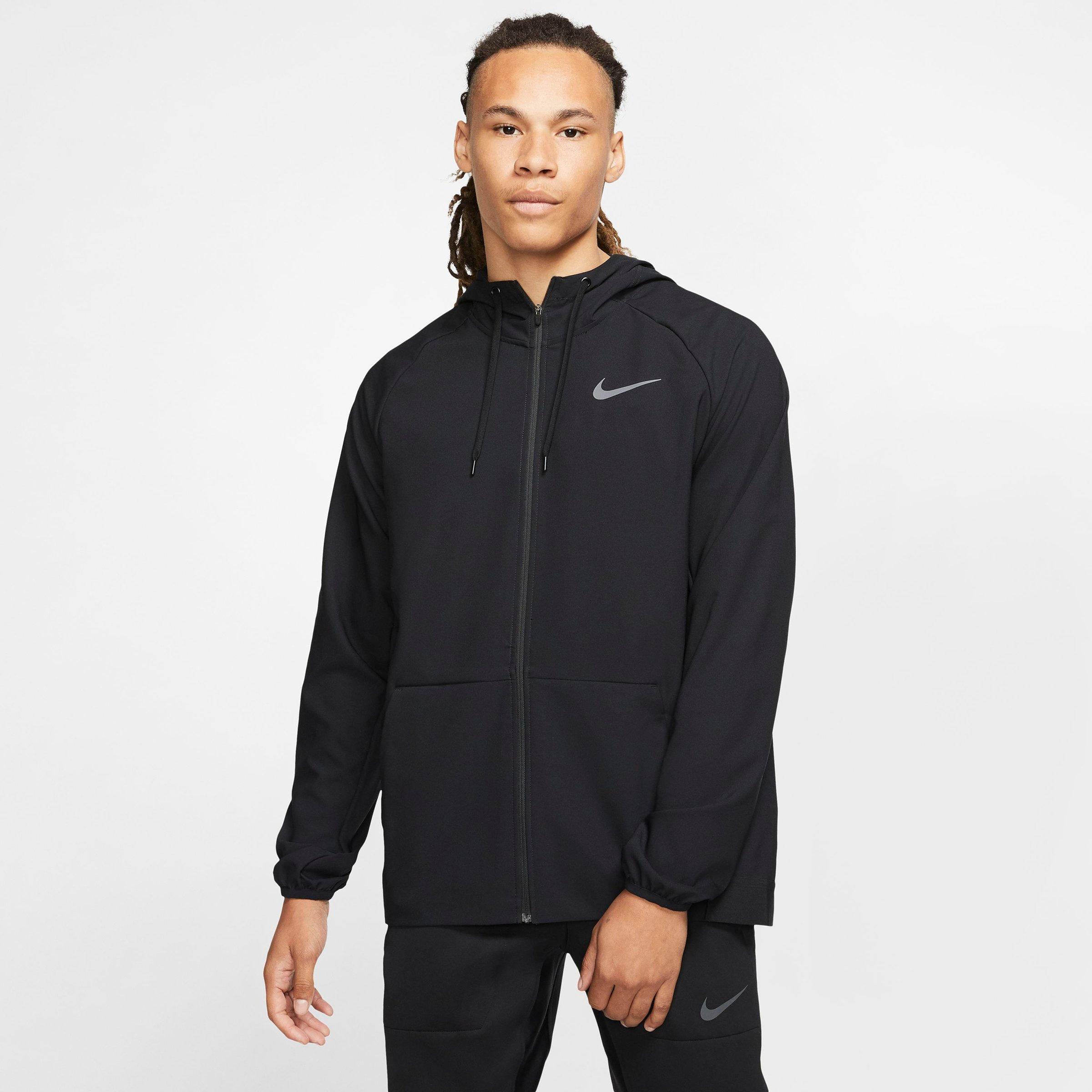 nike training poly full zip hoodie