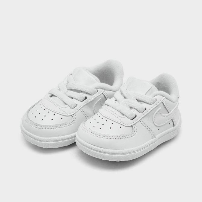  Nike Air Force One Mid Sneaker-Infant Toddler White 4