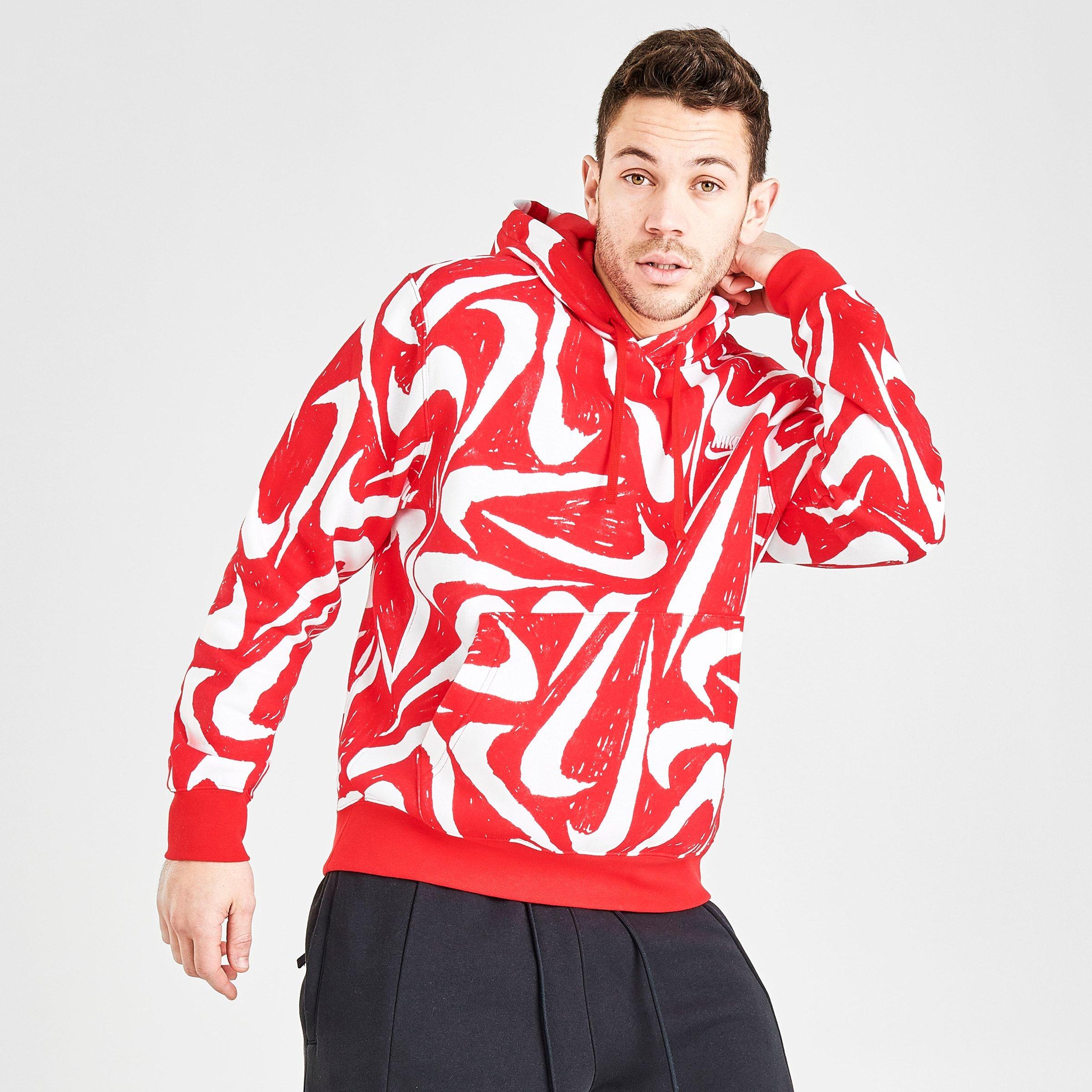 nike sportswear red sweater