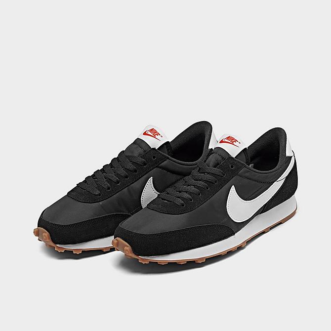 Three Quarter view of Women's Nike Daybreak Casual Shoes in Black/Summit White/Off Noir Click to zoom