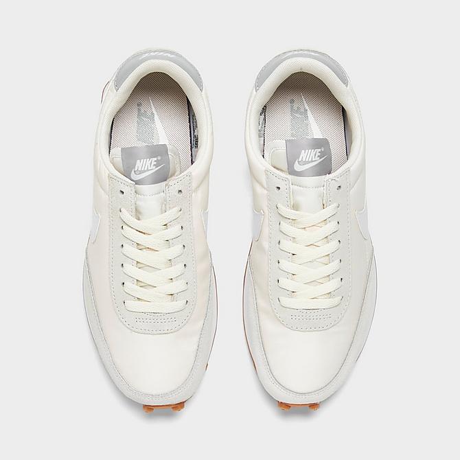 Back view of Women's Nike Daybreak Casual Shoes in Summit White/Pale Ivory/Light Smoke Grey/White 5 Click to zoom