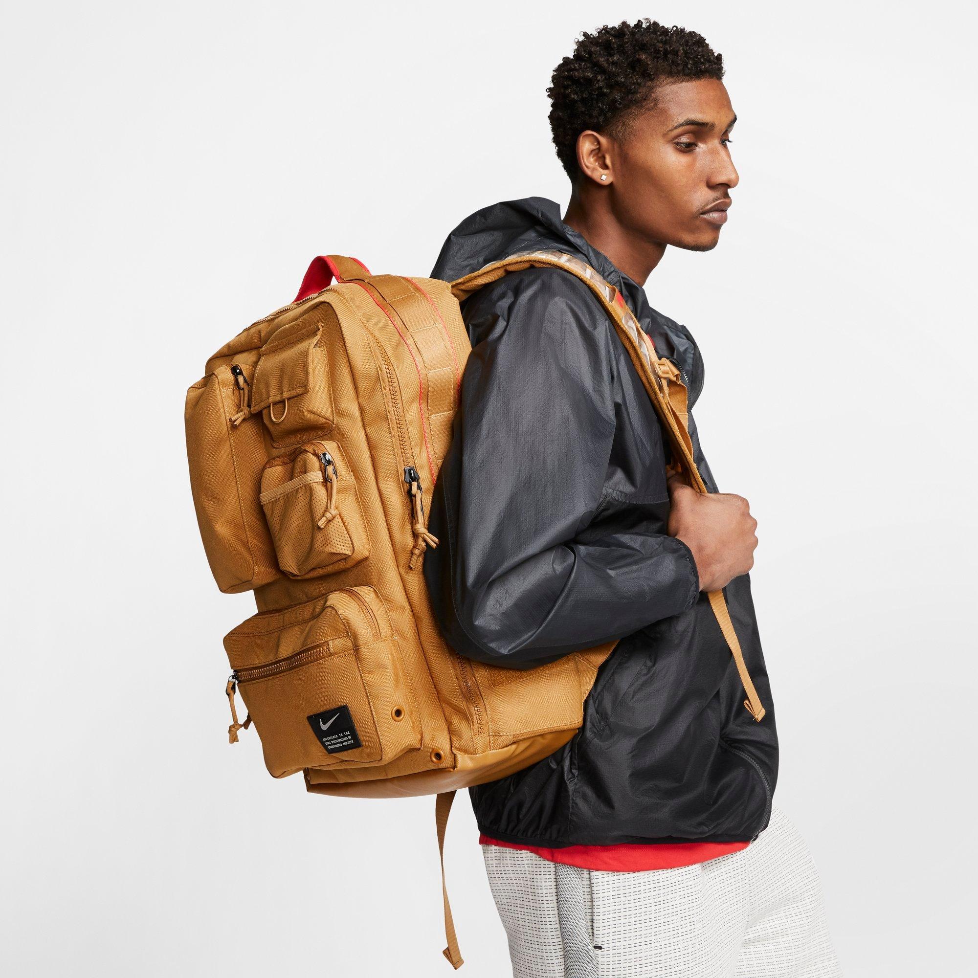 tan nike backpack