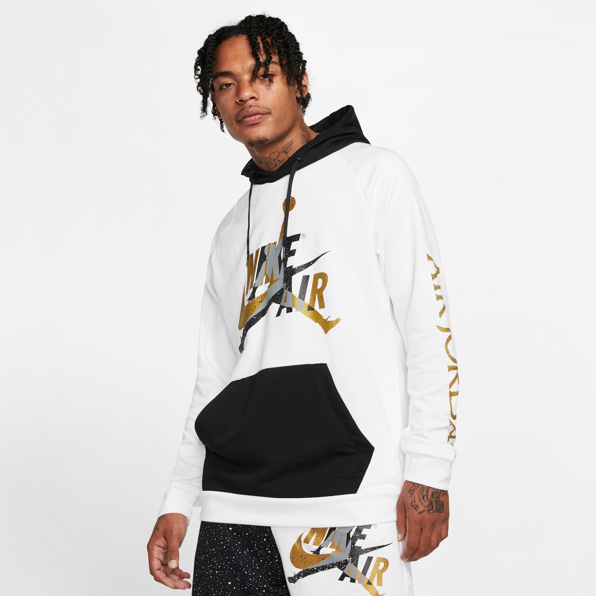 gold jordan sweatshirt