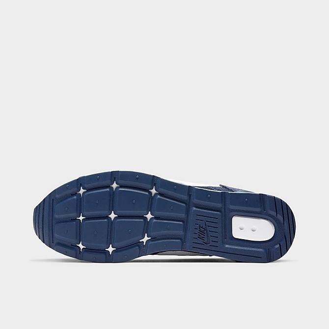 Bottom view of Men's Nike Venture Runner Casual Shoes in Midnight Navy/Midnight Navy/White Click to zoom