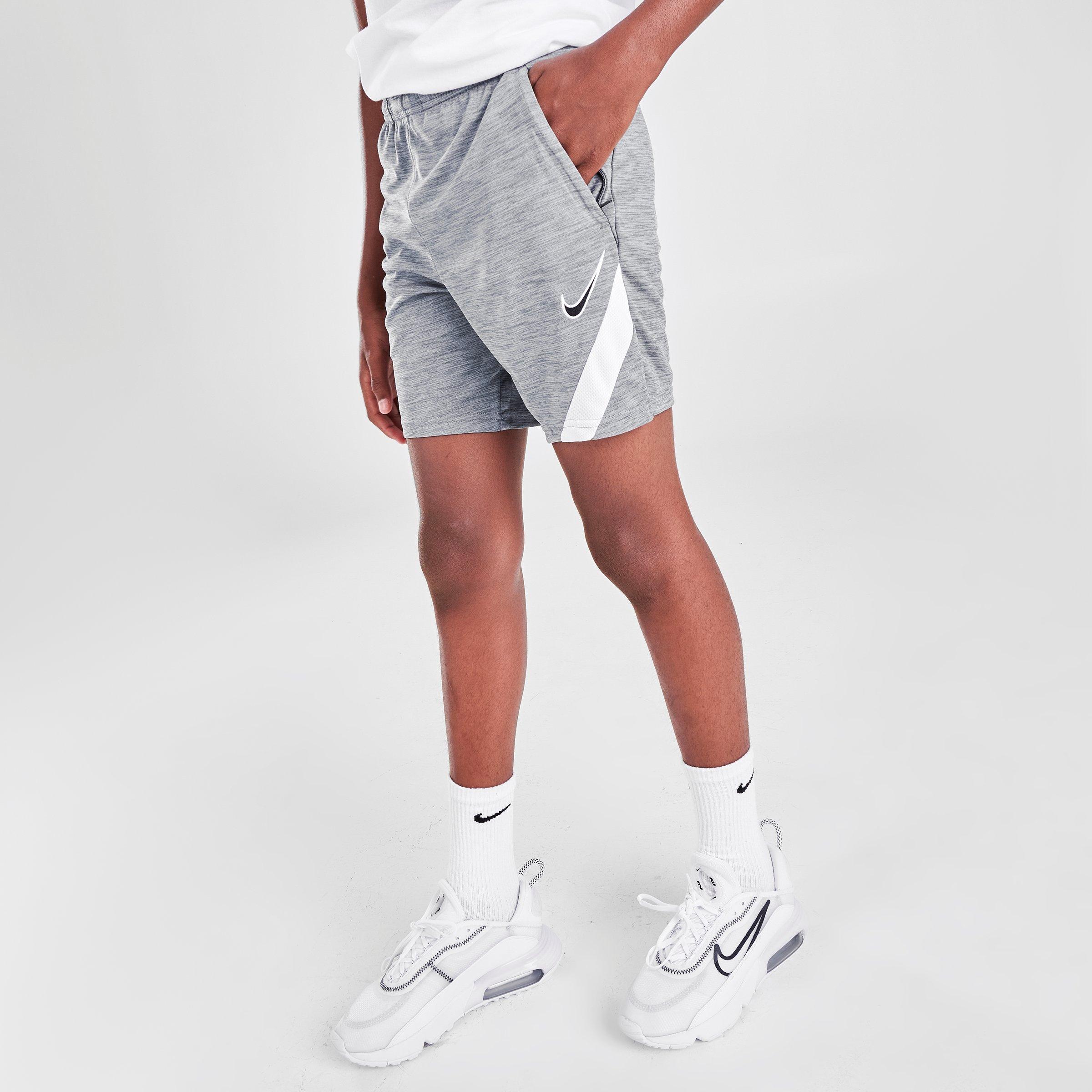 grey nike academy shorts