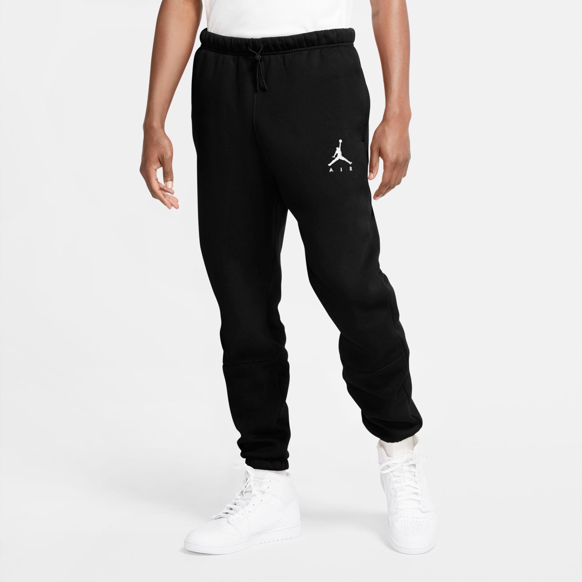 black and white jordan pants