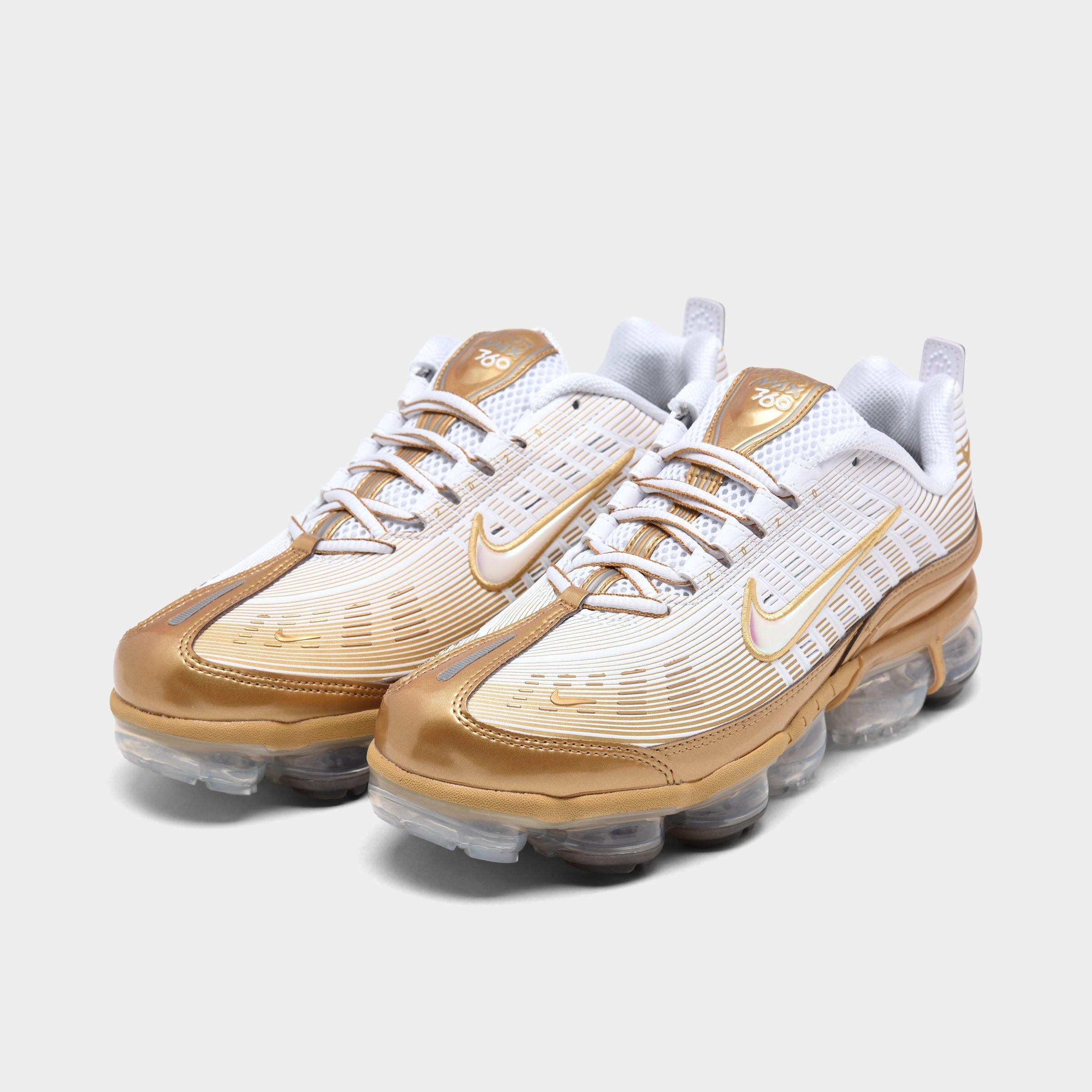 nike vapormax 360 white and gold