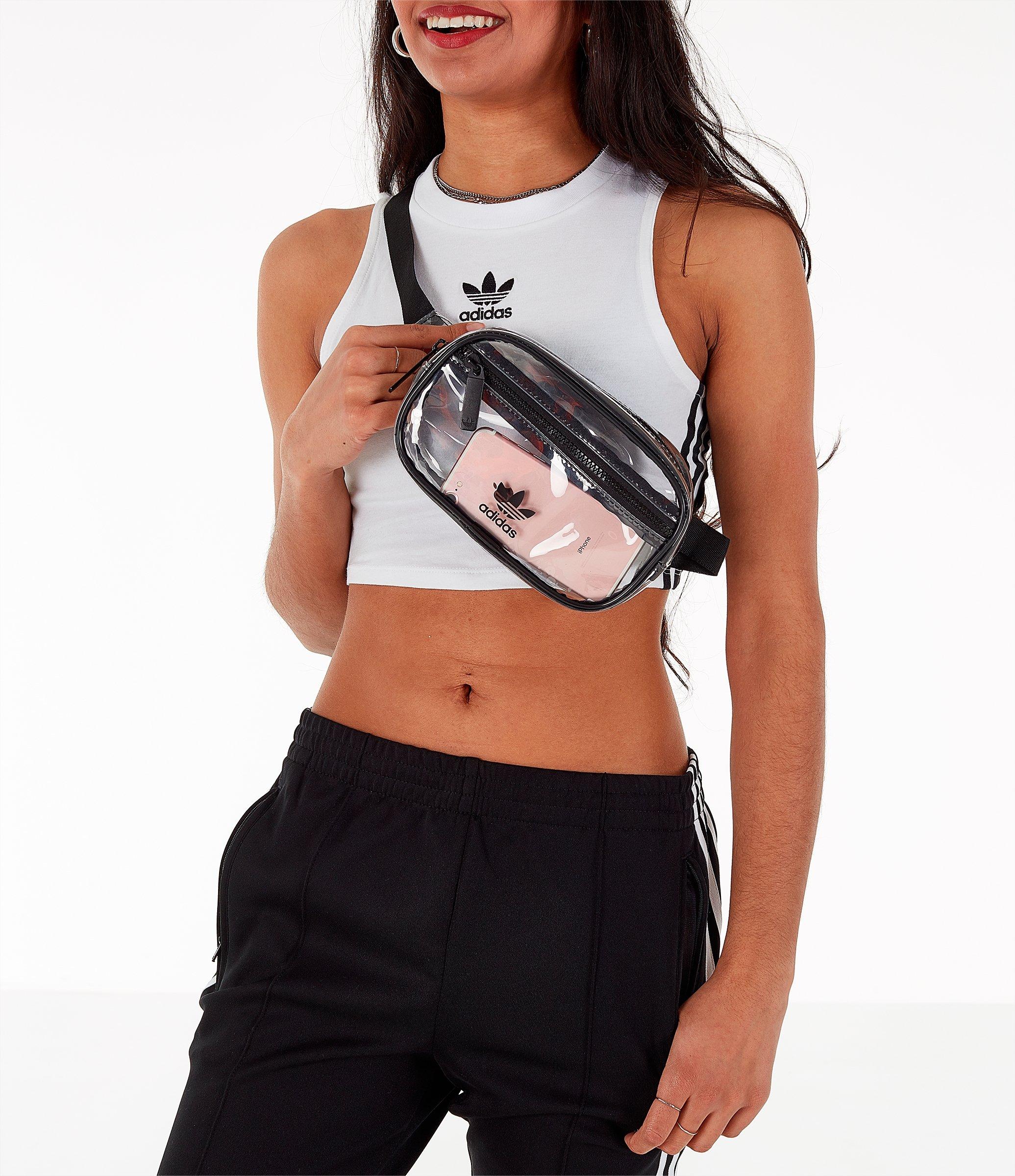 adidas originals clear belt bag