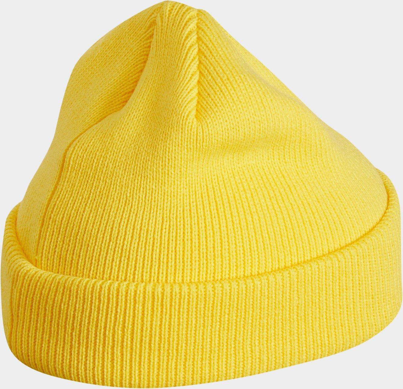 adidas trefoil beanie white