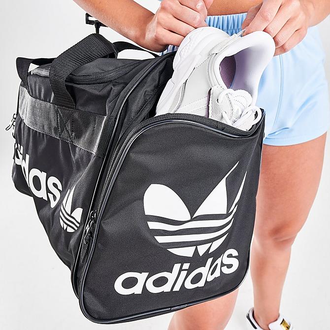 Alternate view of adidas Originals Santiago II Duffel Bag in Black/White Click to zoom