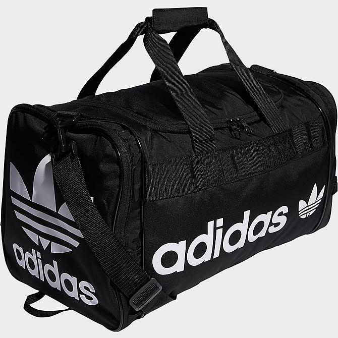 Back view of adidas Originals Santiago II Duffel Bag in Black/White Click to zoom