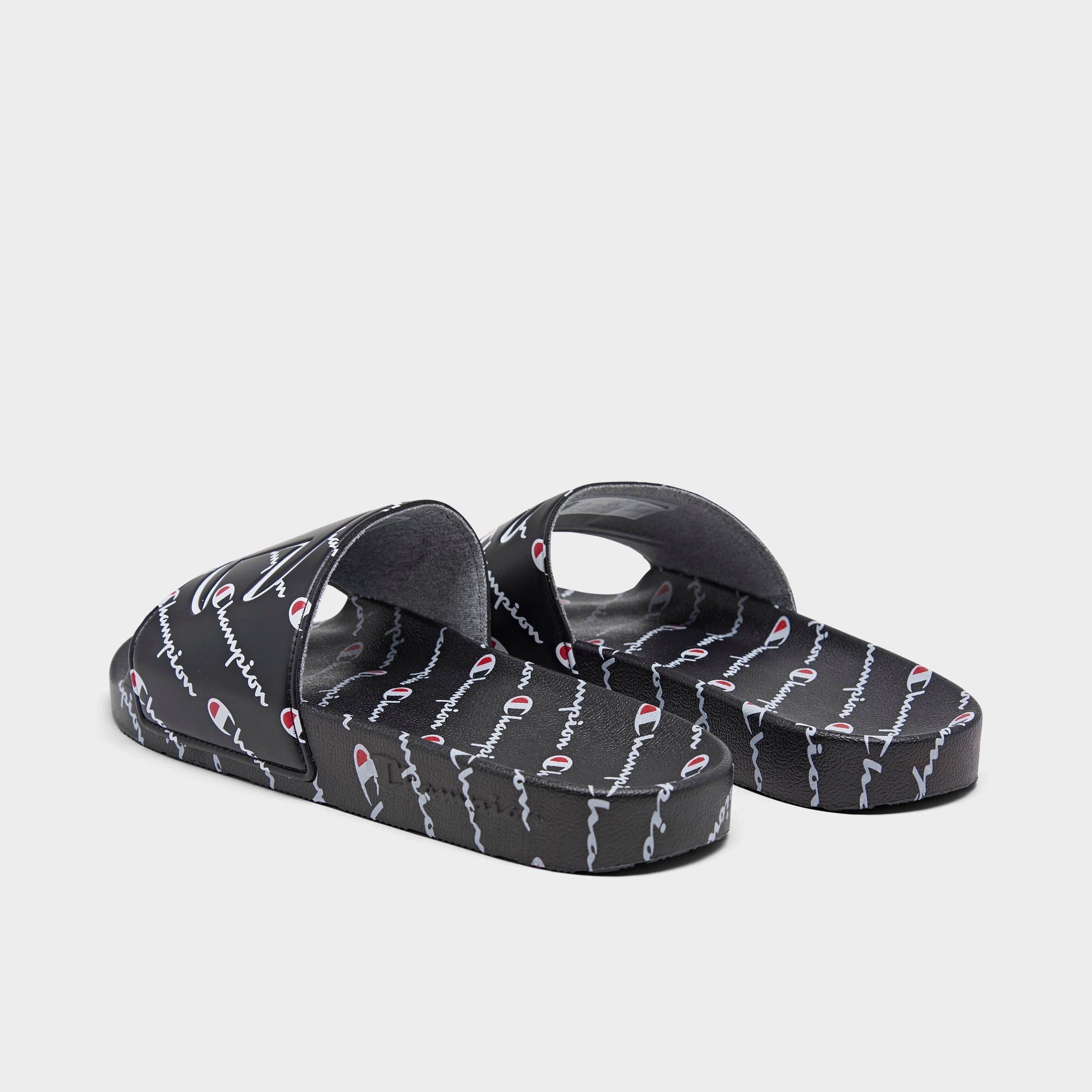 champion slides finish line