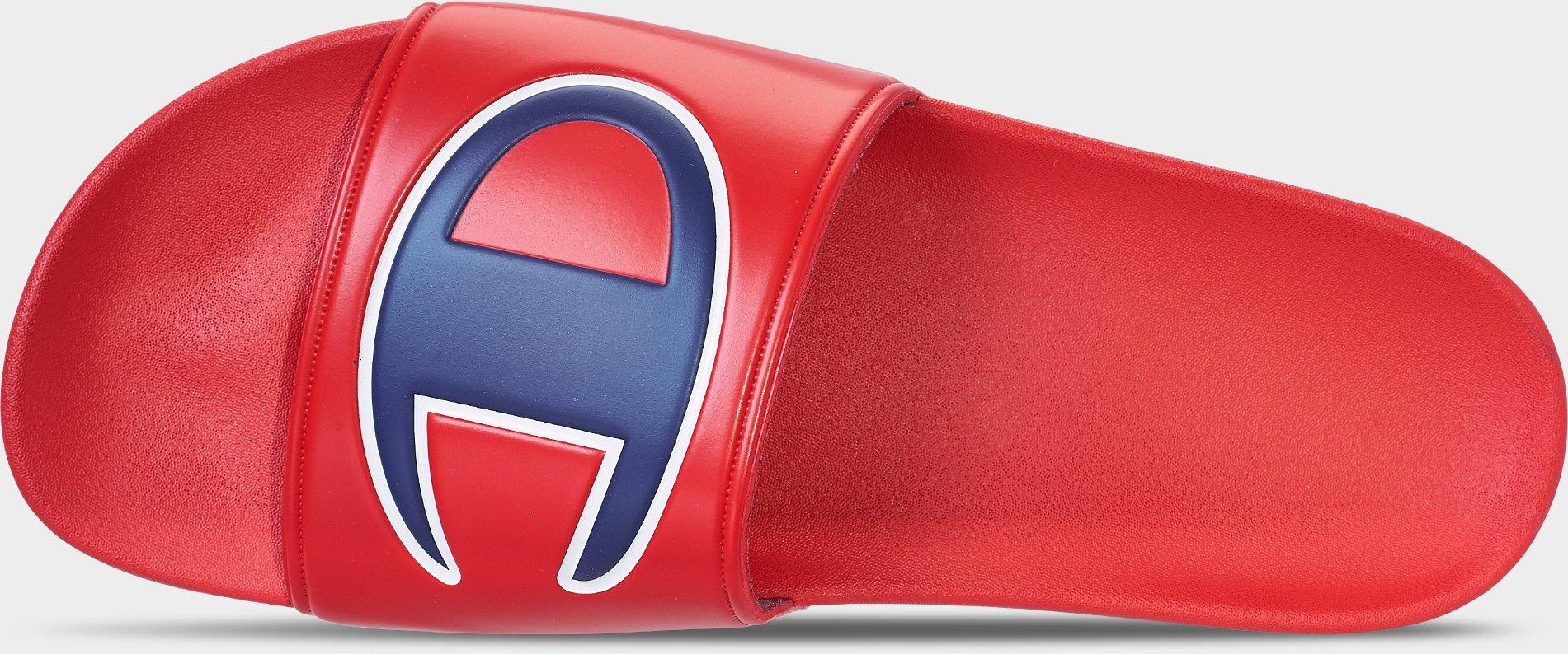 champion red sandals