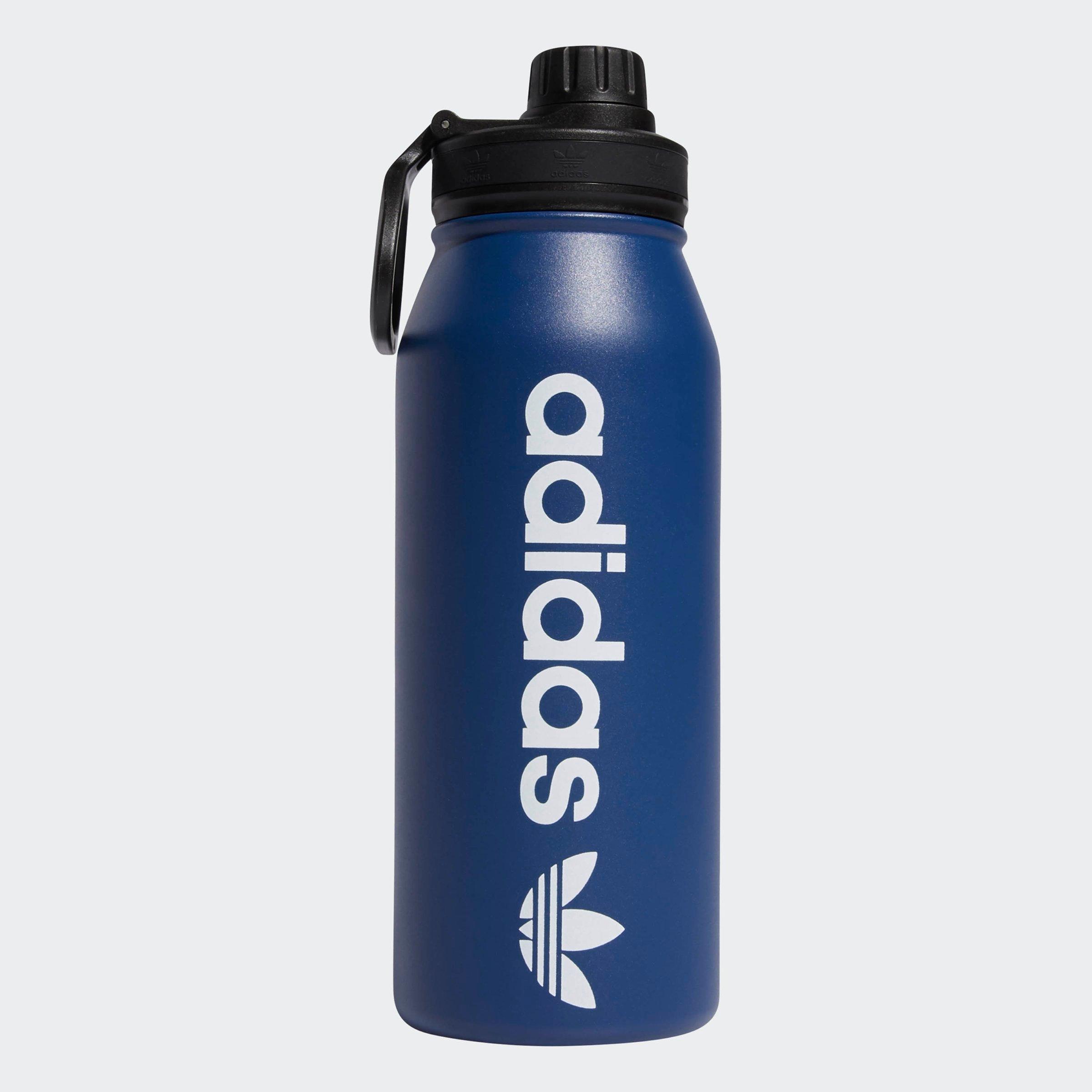 blue adidas water bottle