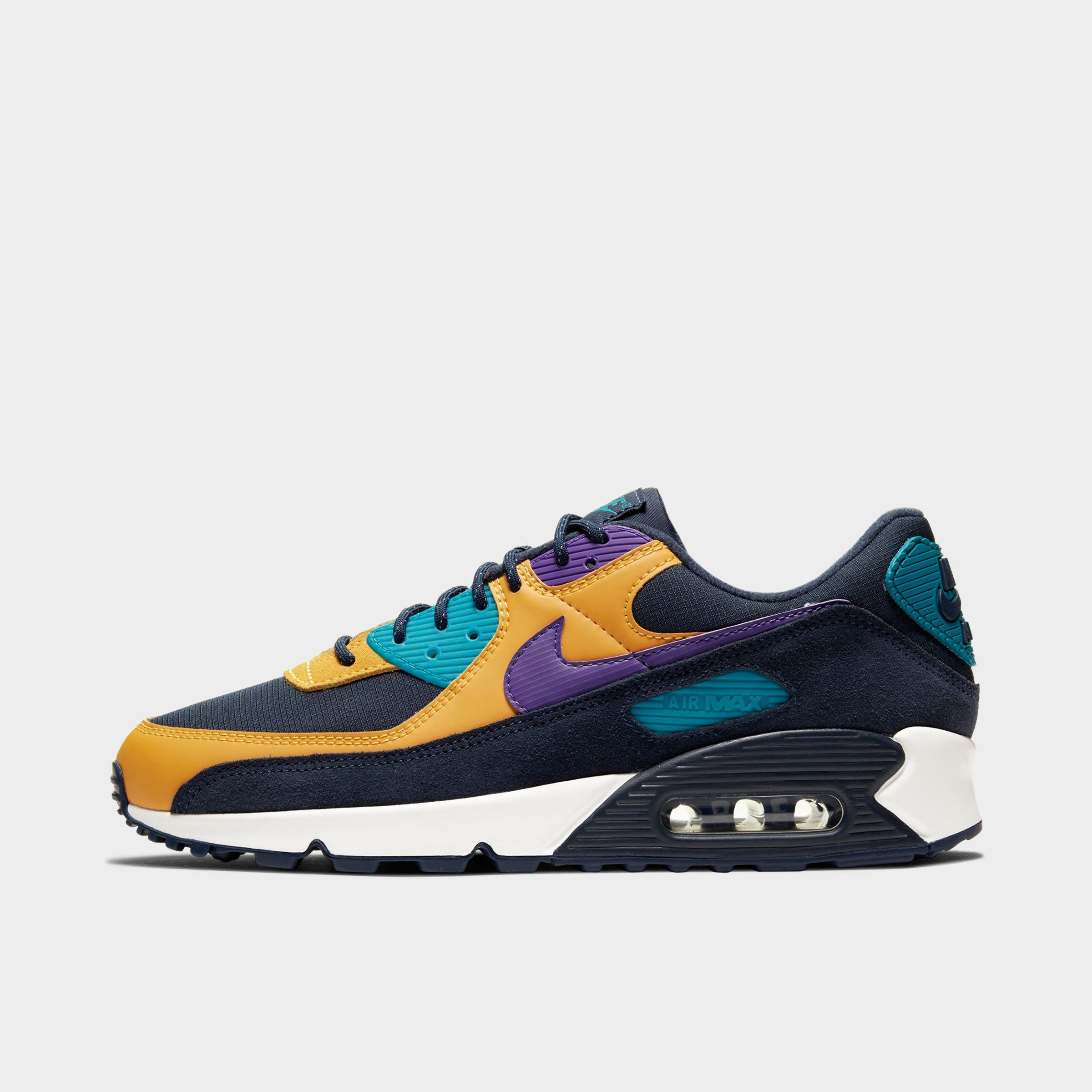 nike air max 90 purple and teal