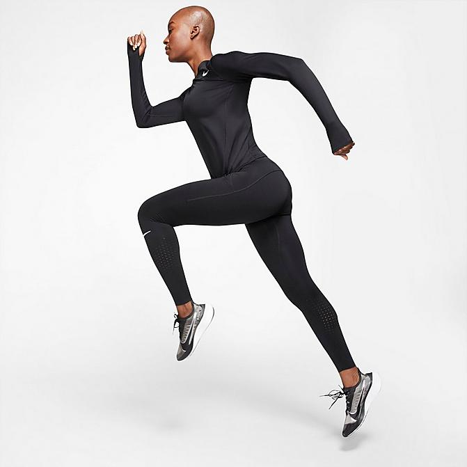 Front view of Women's Nike Epic Lux Running Tights in Black Click to zoom