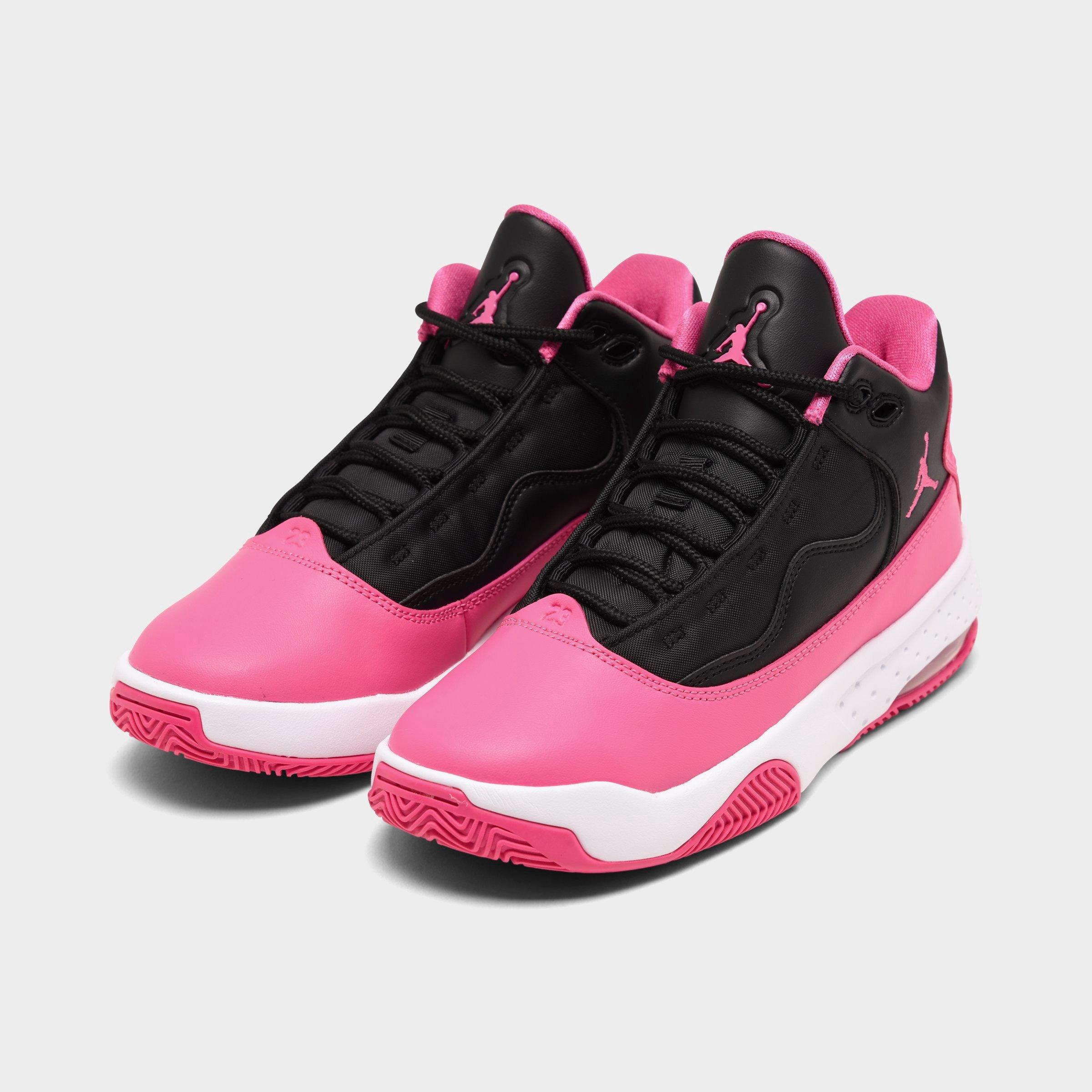 girls pink basketball shoes