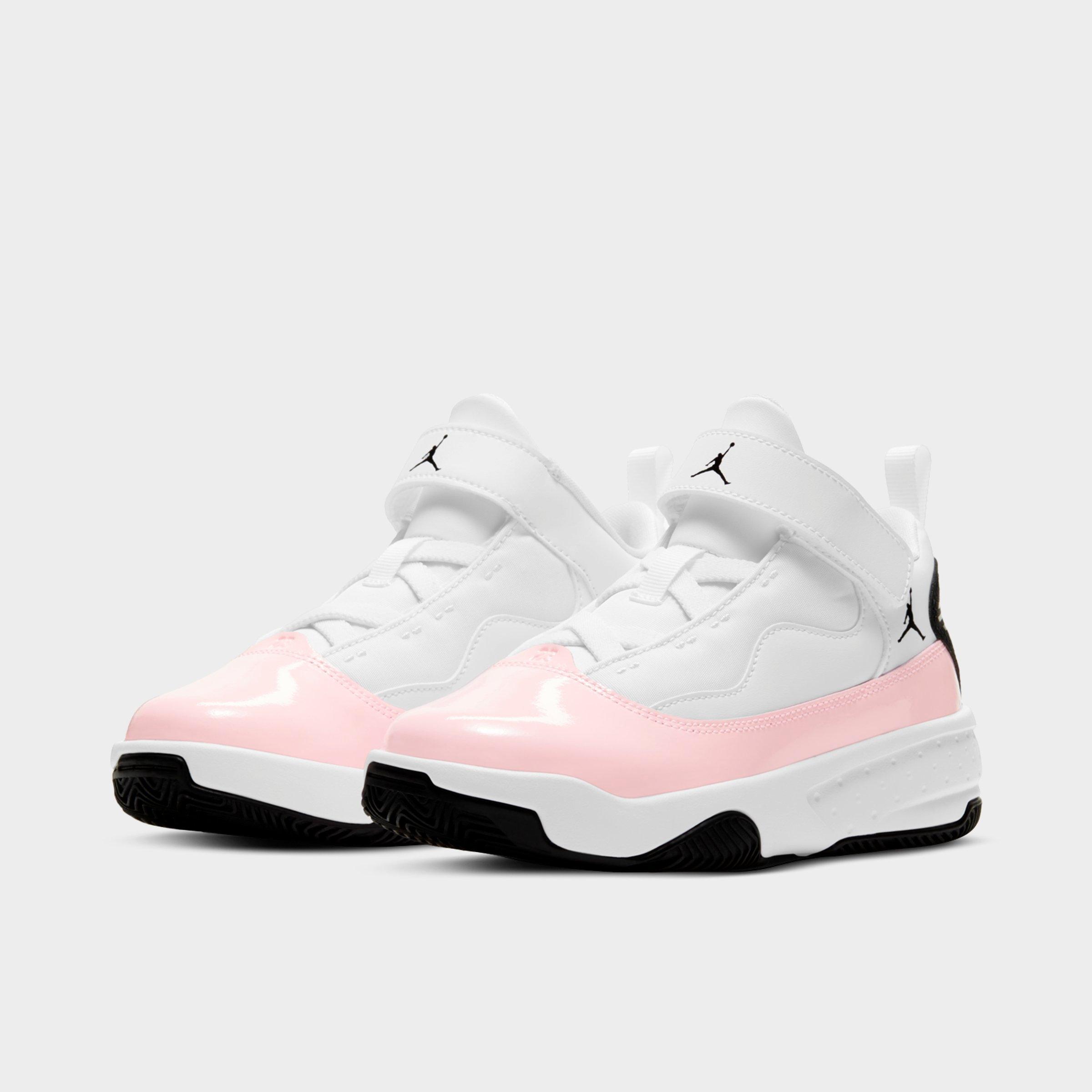 jordan max aura pink and white