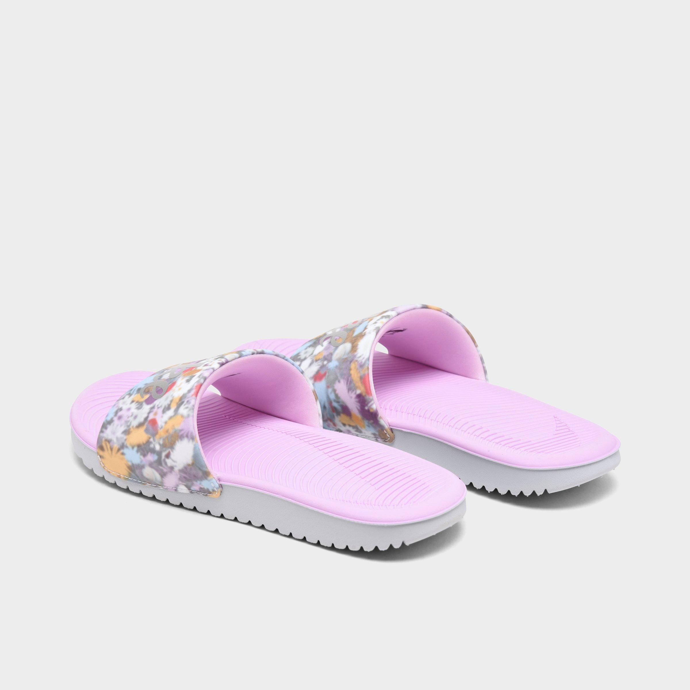 nike floral flip flops