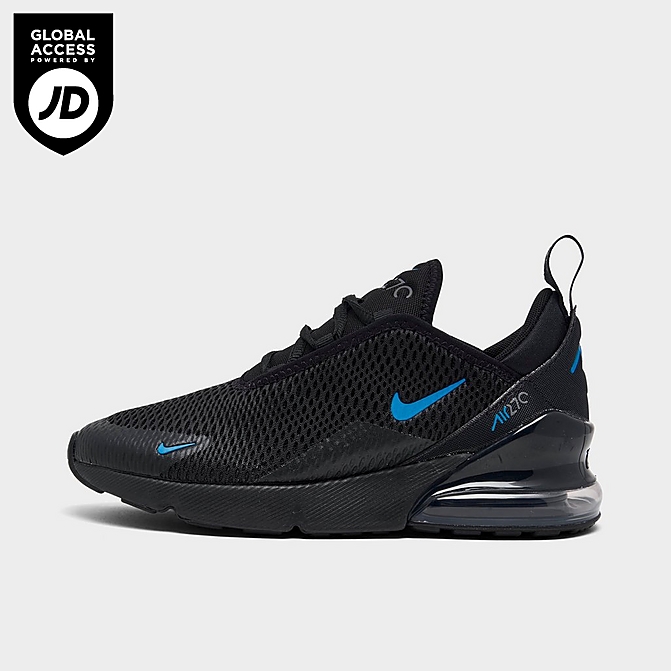 Finish Line Shoes Flat Shoes Casual Shoes Kids Toddler Air Max 270 Casual Shoes in Blue/White/Black Size 2.0 
