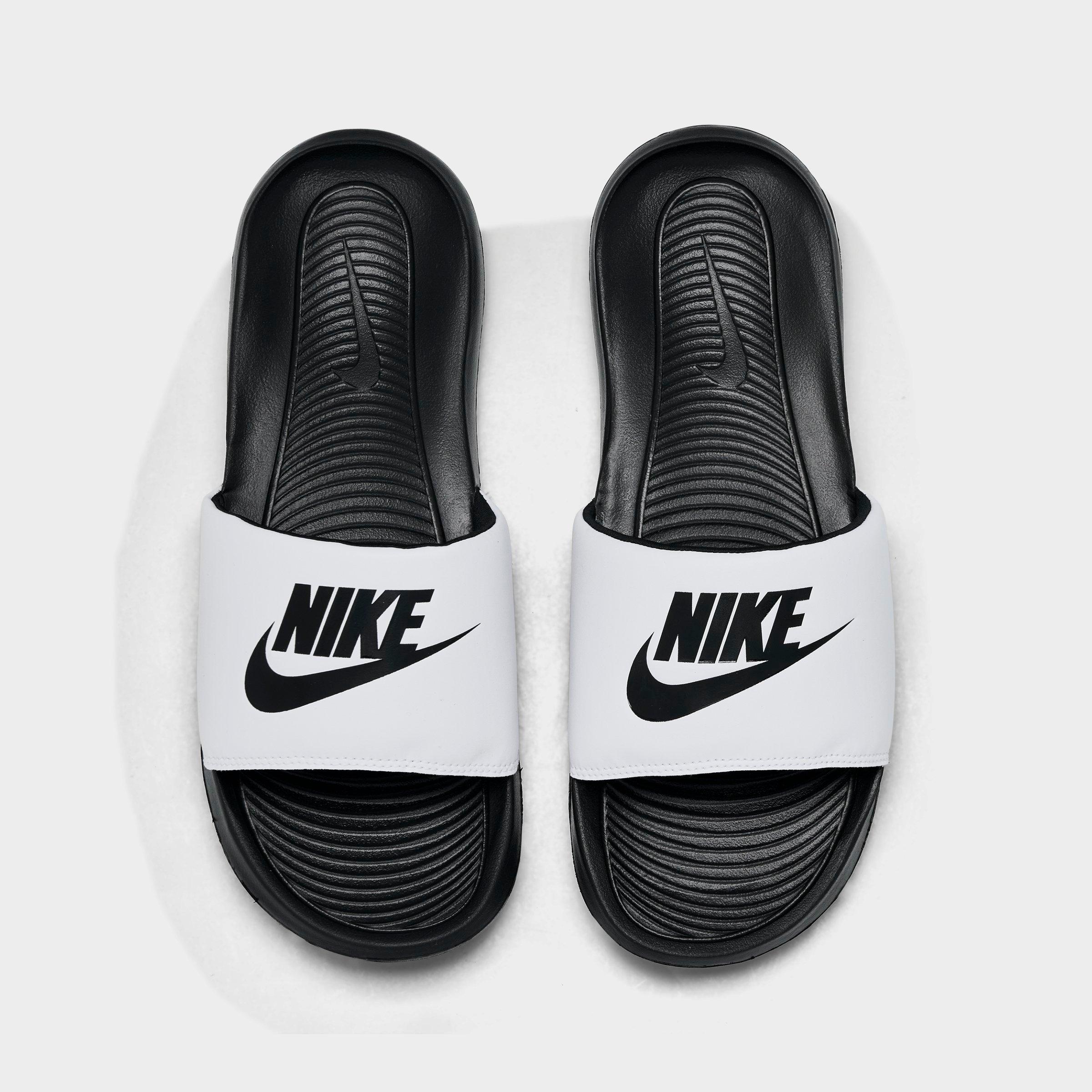 nike slides gray