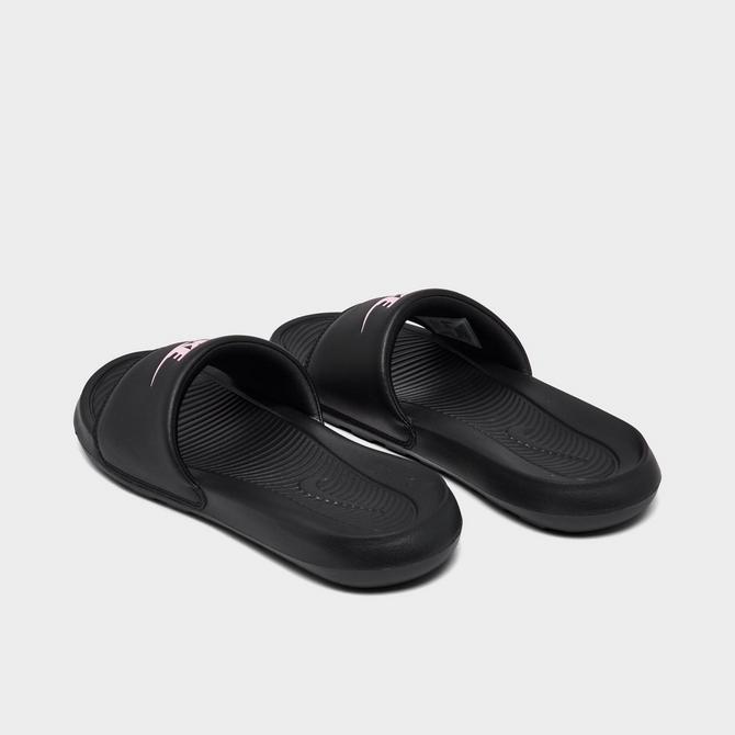 Baby pink nike sales sliders