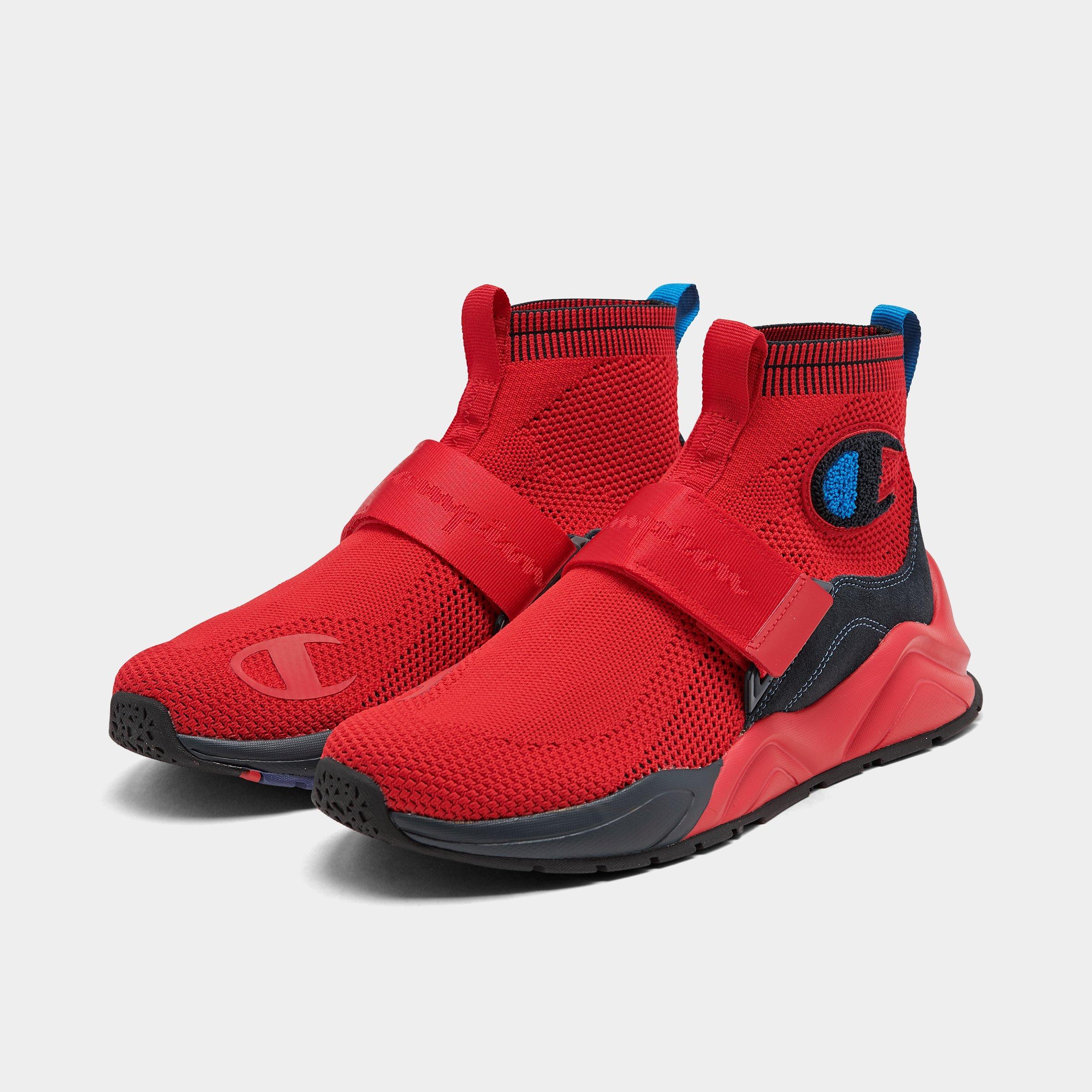 all red champion shoes