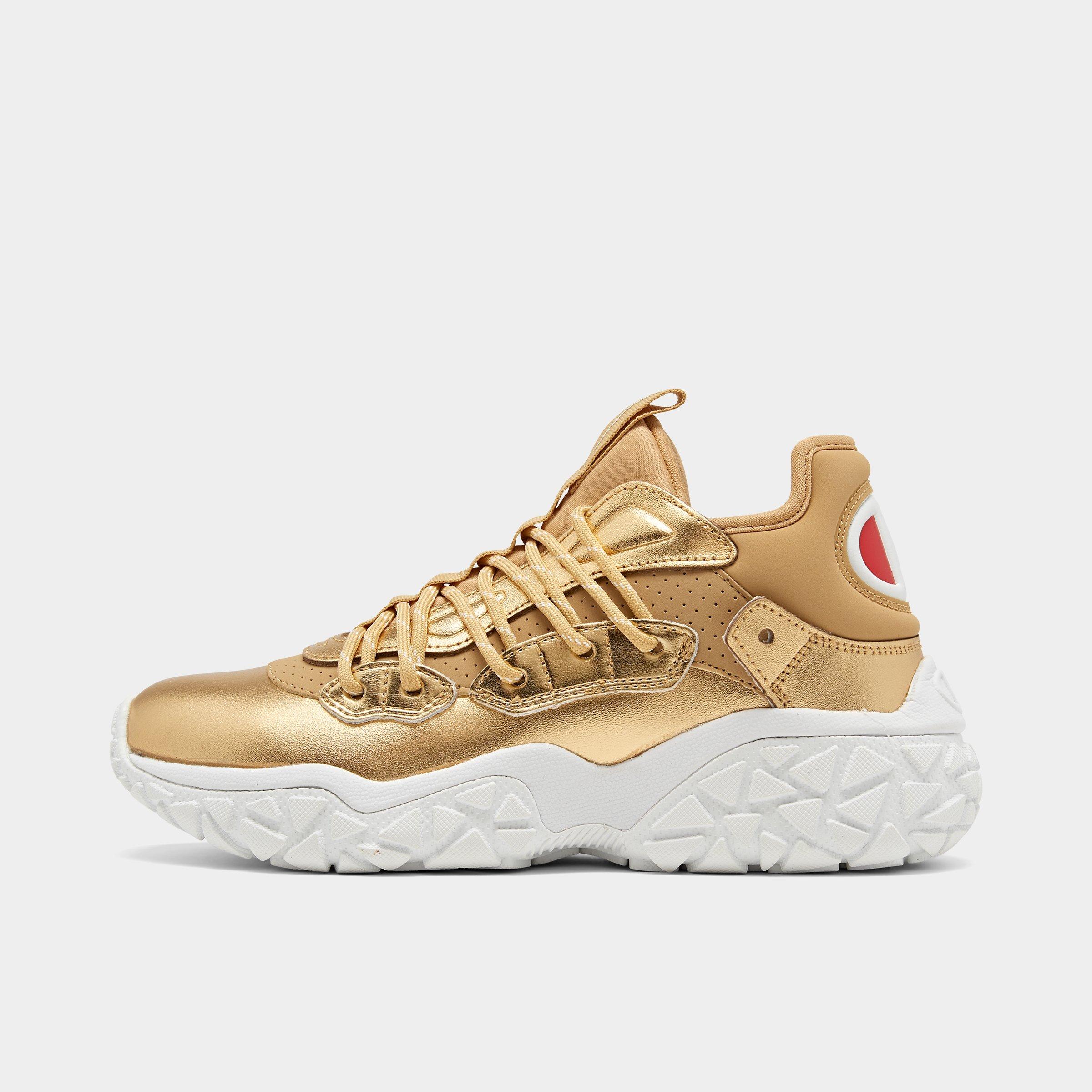 gold champion sneakers