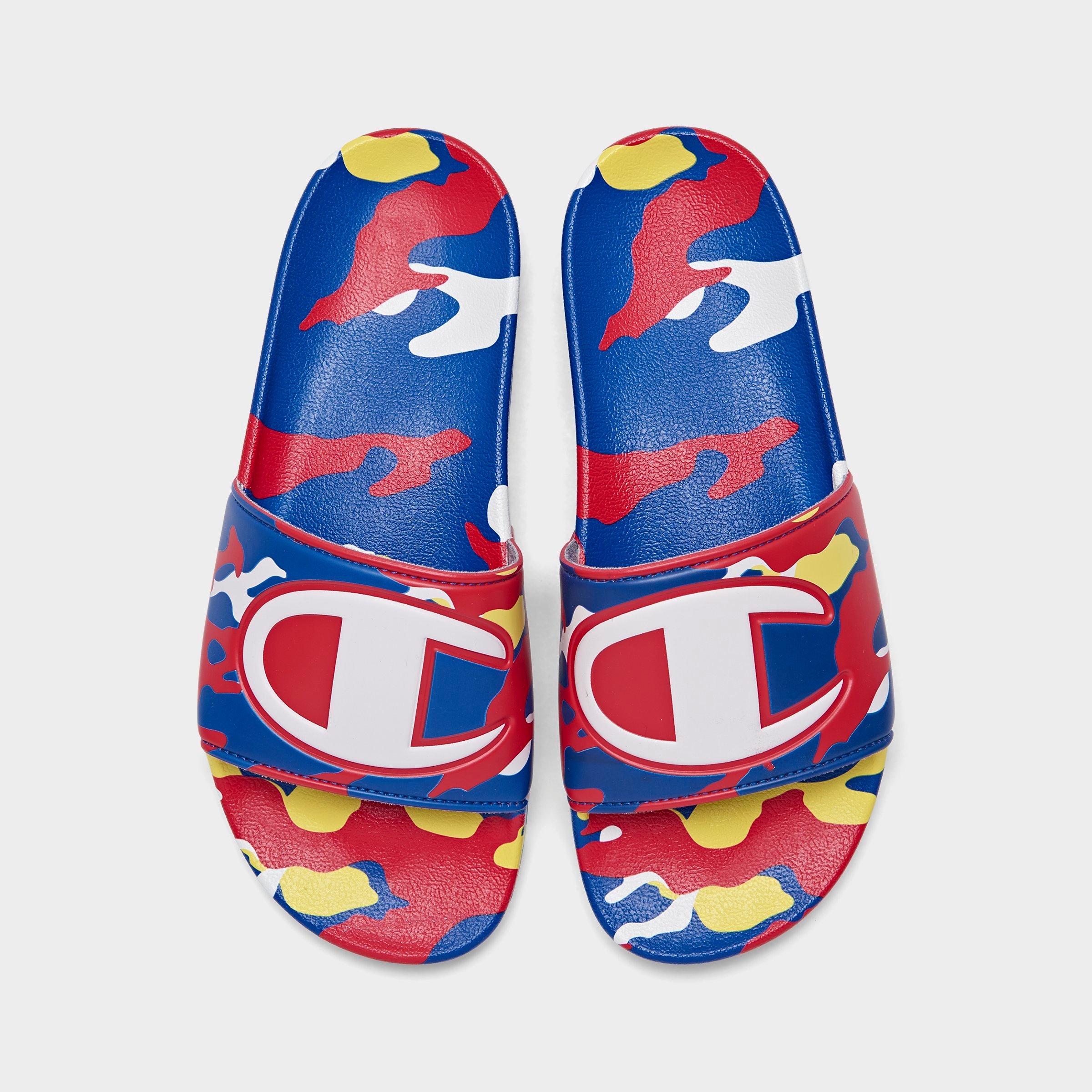 blue champion slippers