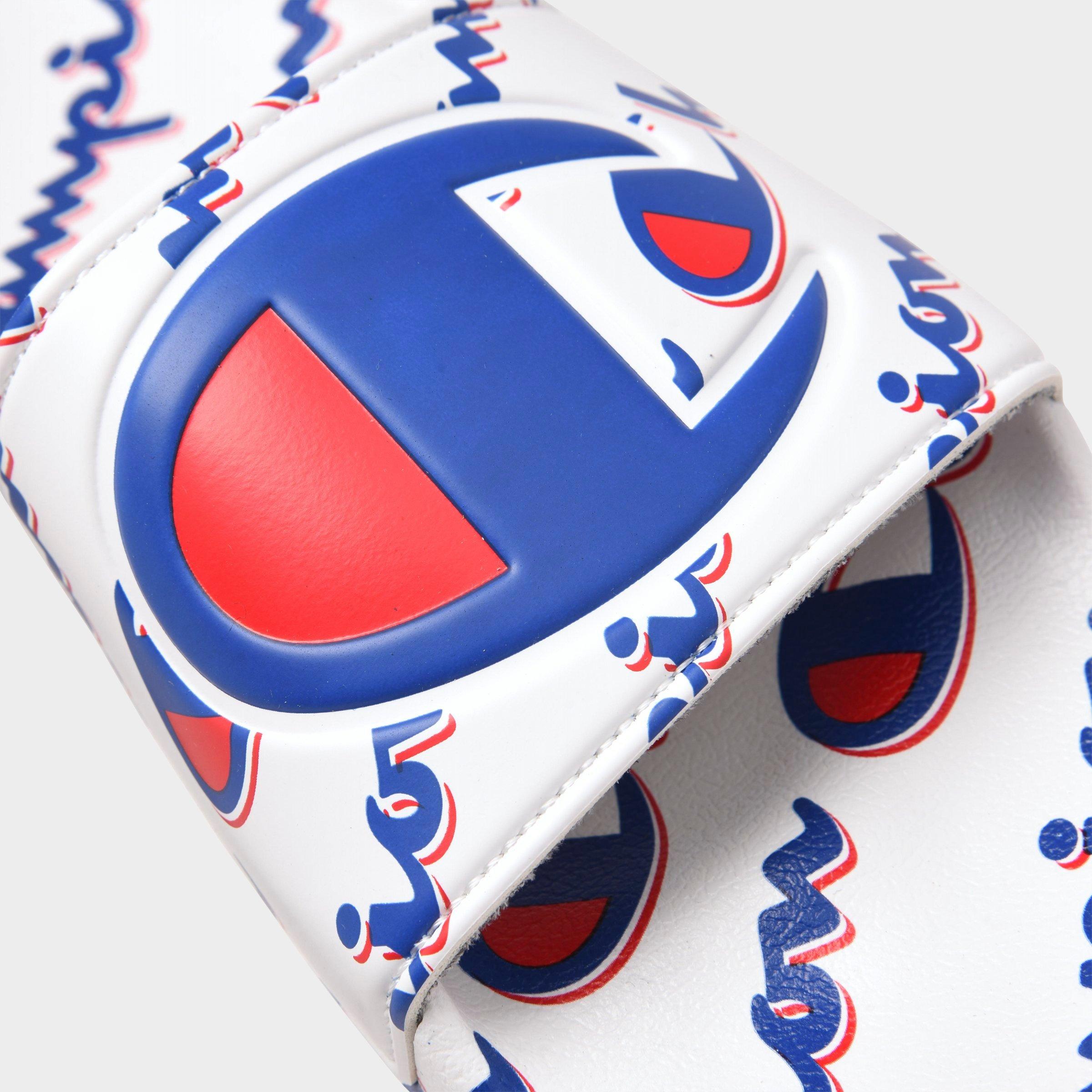 champion men's ipo mega script slides