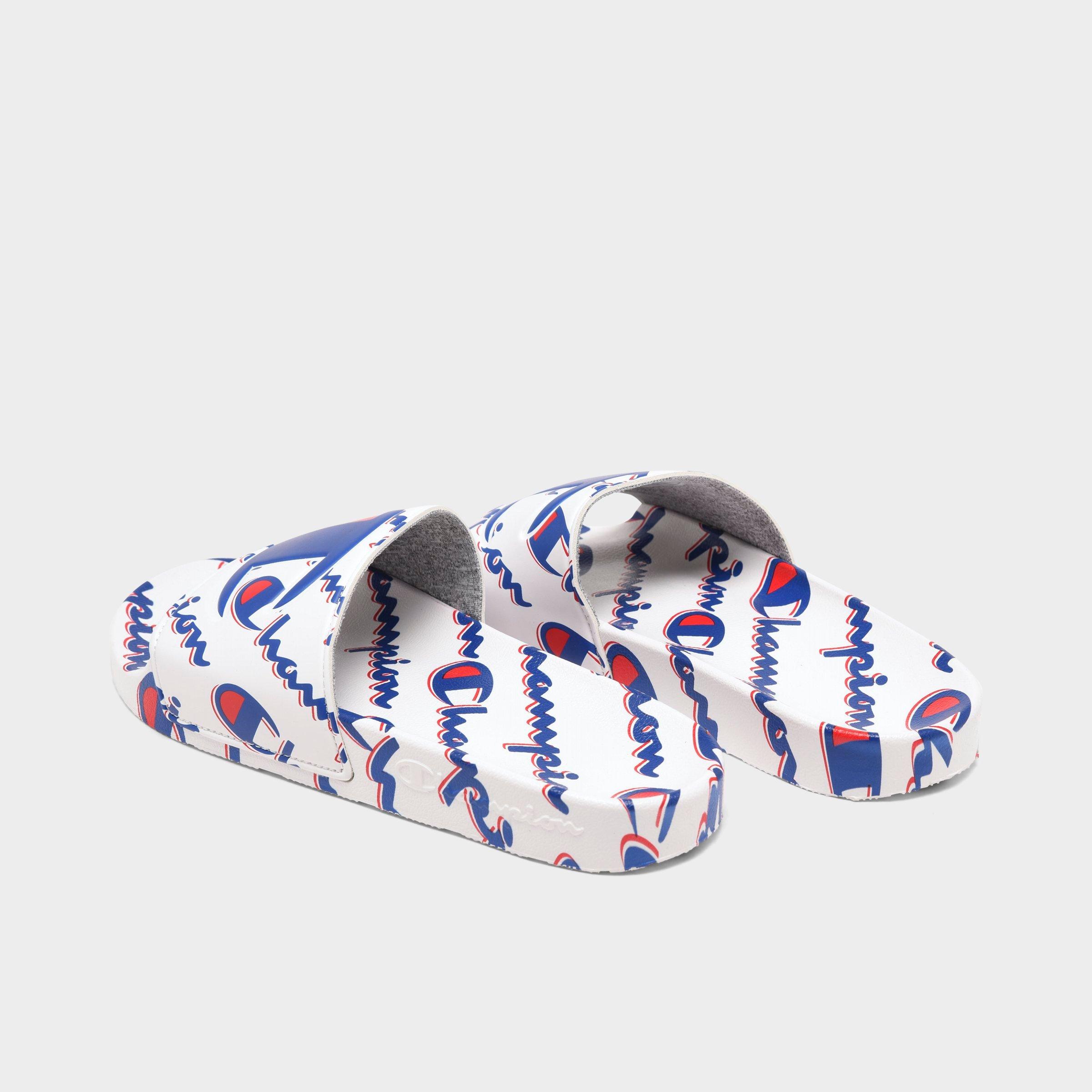 champion flip flops white