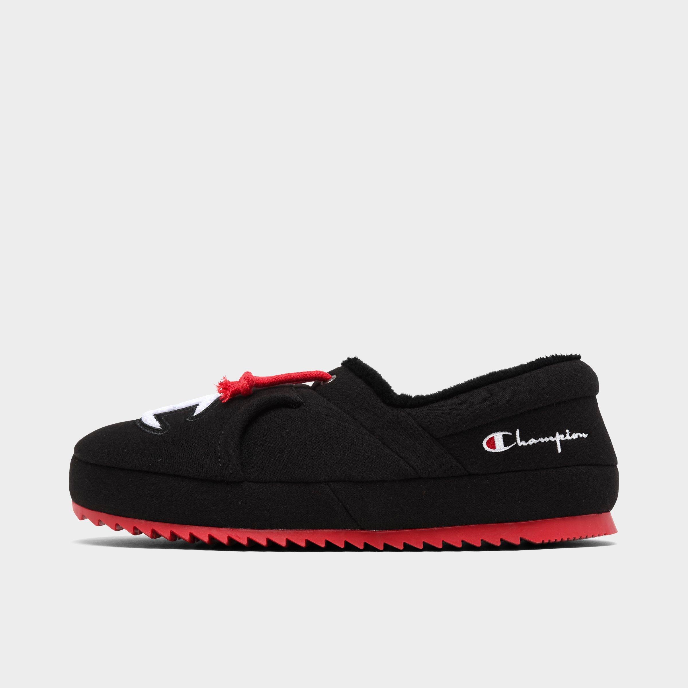 champion slippers black