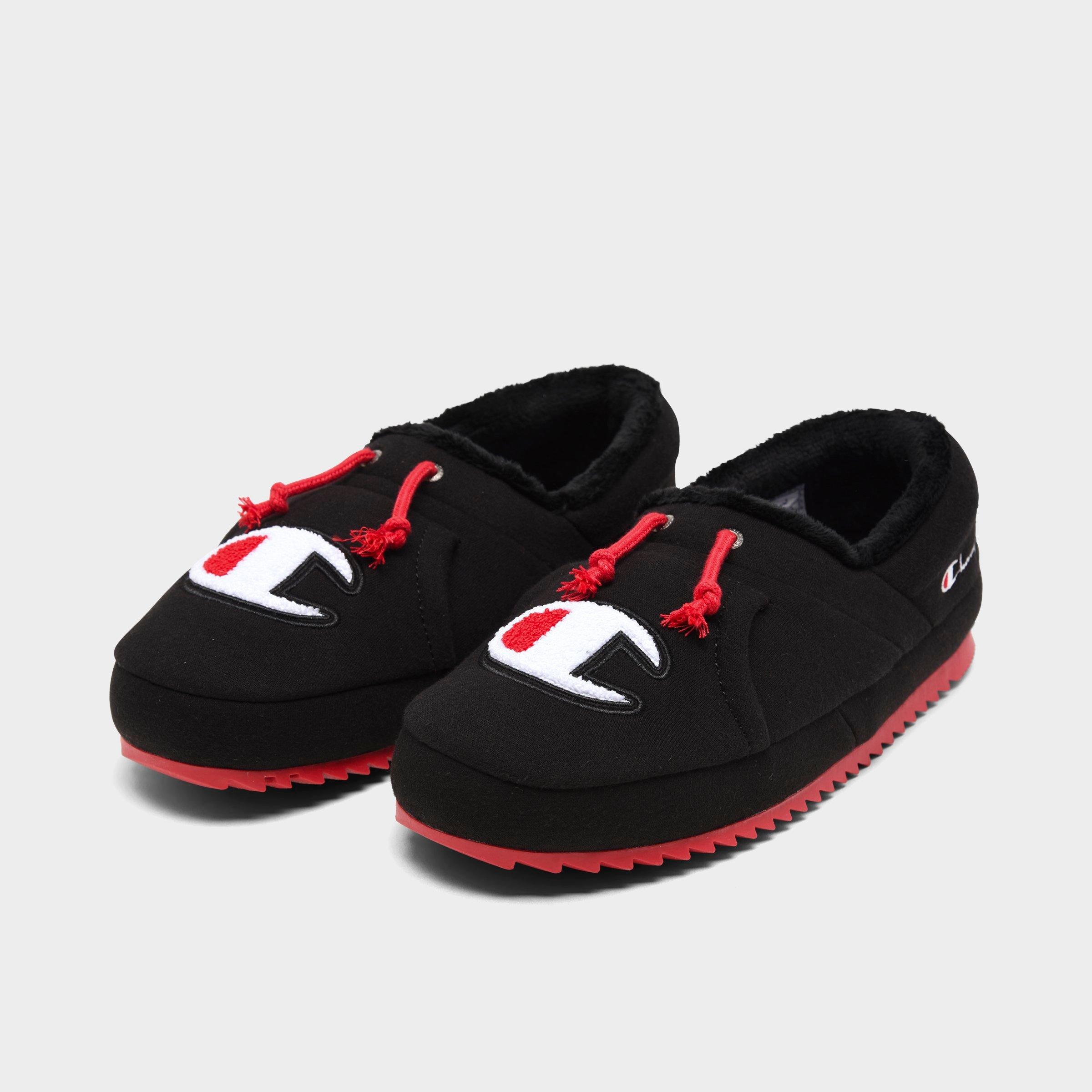 black and red champion shoes