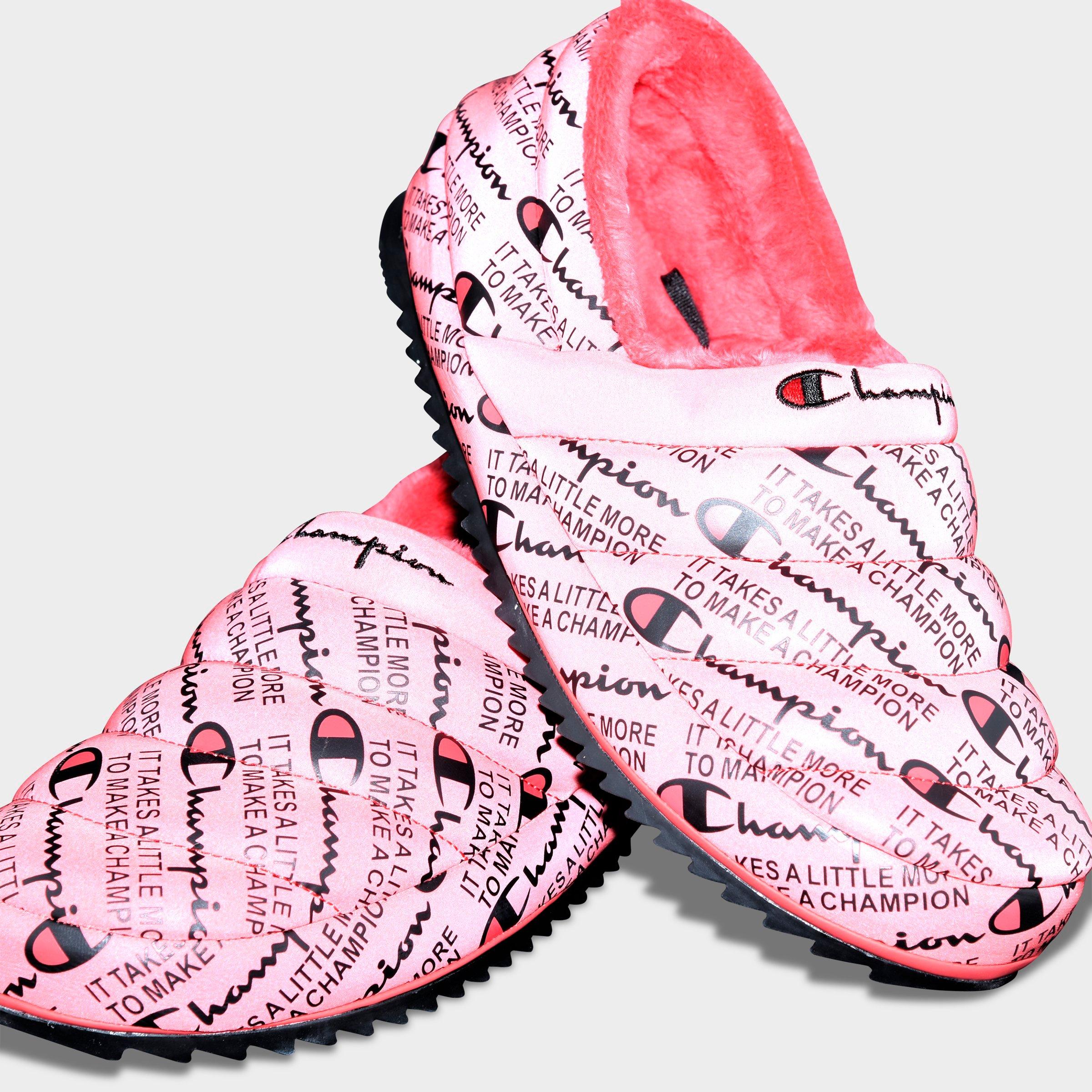 mens red champion slippers