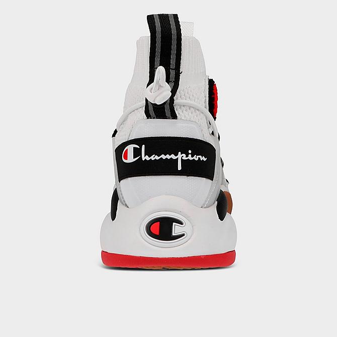 Left view of Men's Champion XG Rally Plus Casual Shoes in White Click to zoom