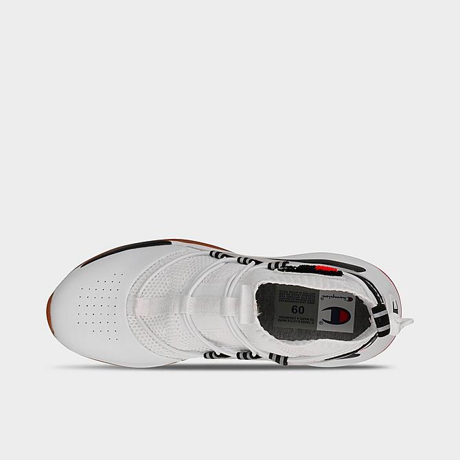 Back view of Men's Champion XG Rally Plus Casual Shoes in White Click to zoom