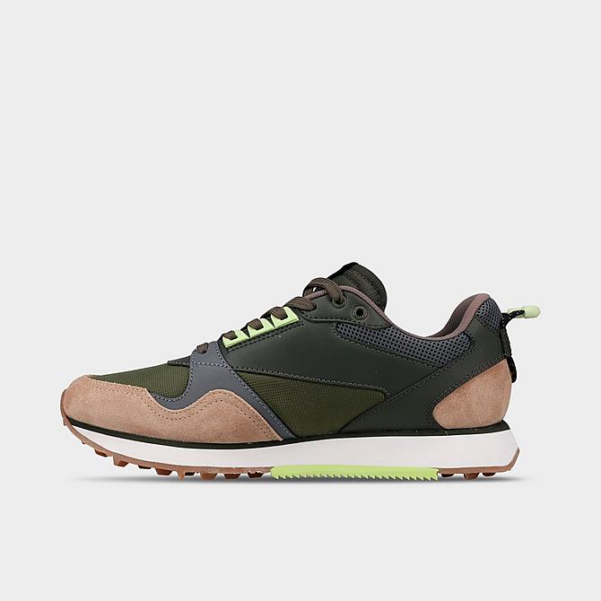 Front view of Men's Champion Relay Casual Shoes in Army/Multicolor Click to zoom