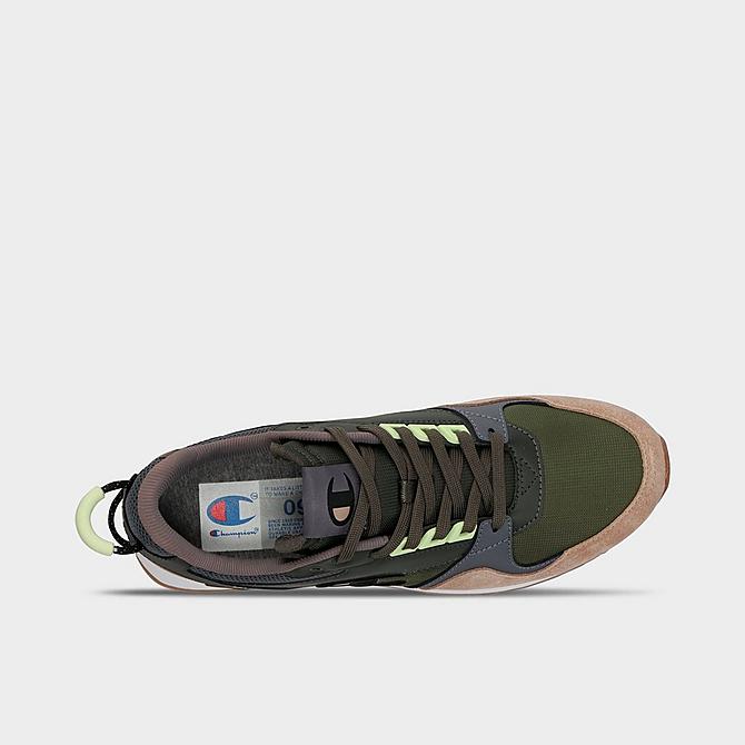 Back view of Men's Champion Relay Casual Shoes in Army/Multicolor Click to zoom