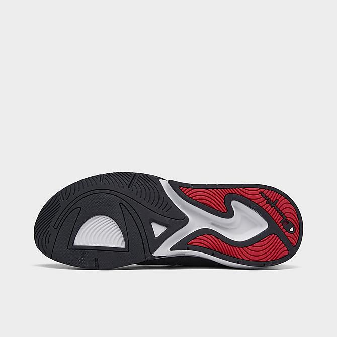 Bottom view of Men's Champion XG Tech Pro Casual Shoes in Black/Red Click to zoom